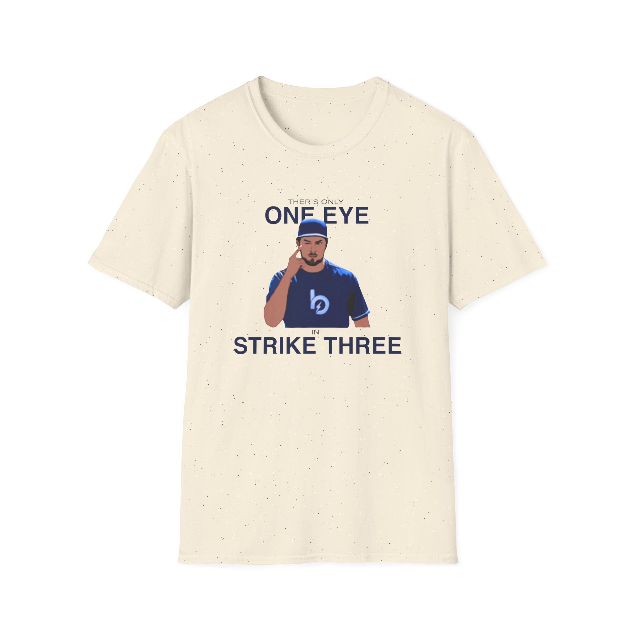 Trevor Bauer One Eye Strike Three Unisex Softstyle T-Shirt