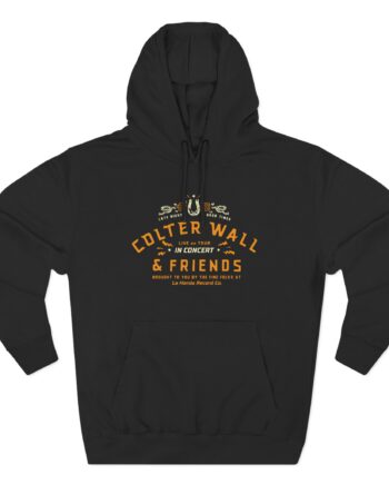 Colter Wall & Friends In Concert Three-Panel Fleece Hoodie