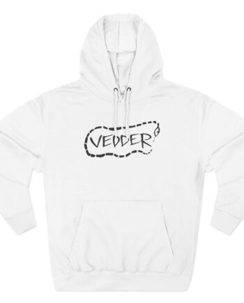 Eddie Vedder Stencil Snake Three-Panel Fleece Hoodie