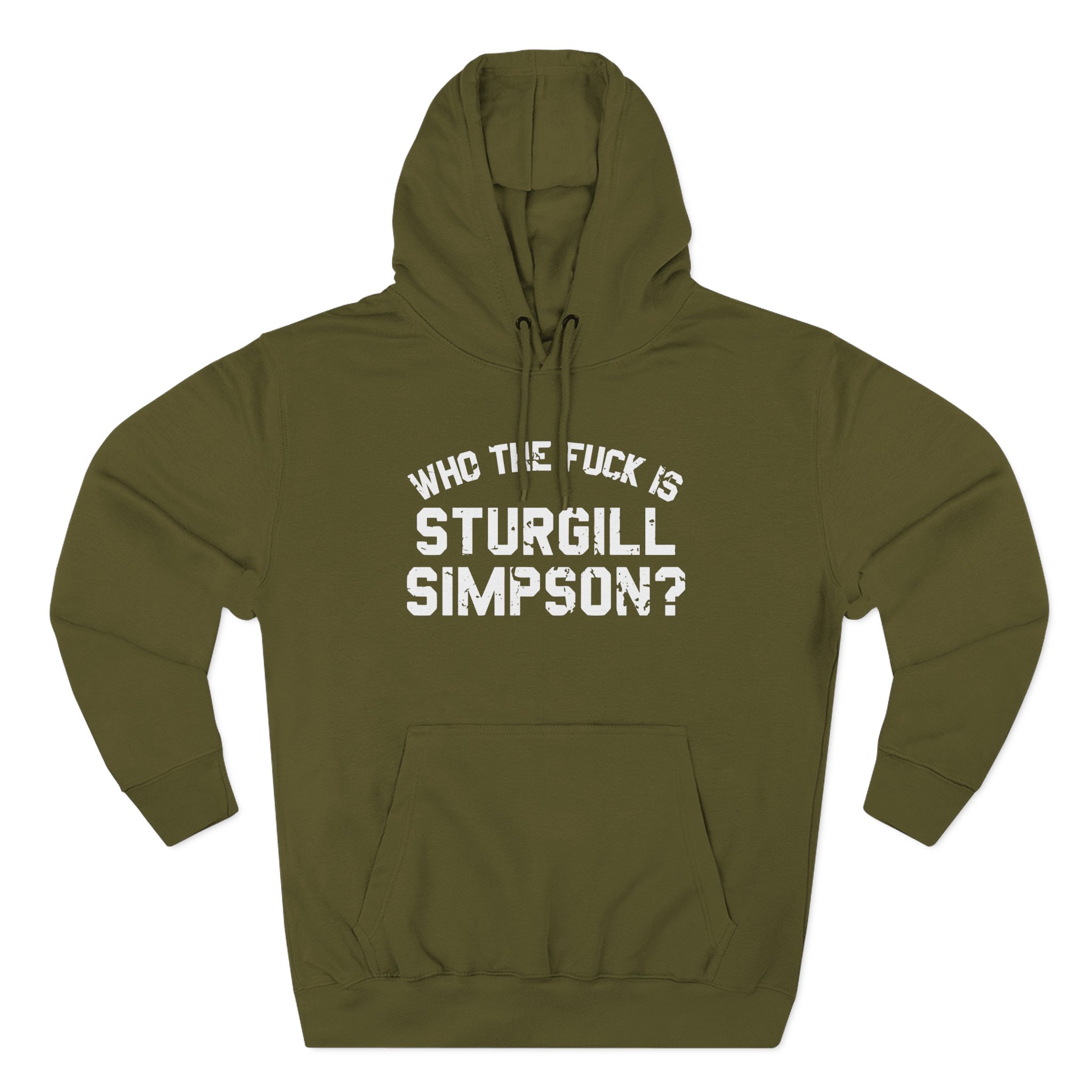 Sturgill Simpson Who The F*ck Is Sturgill Simpson Three-Panel Fleece Hoodie