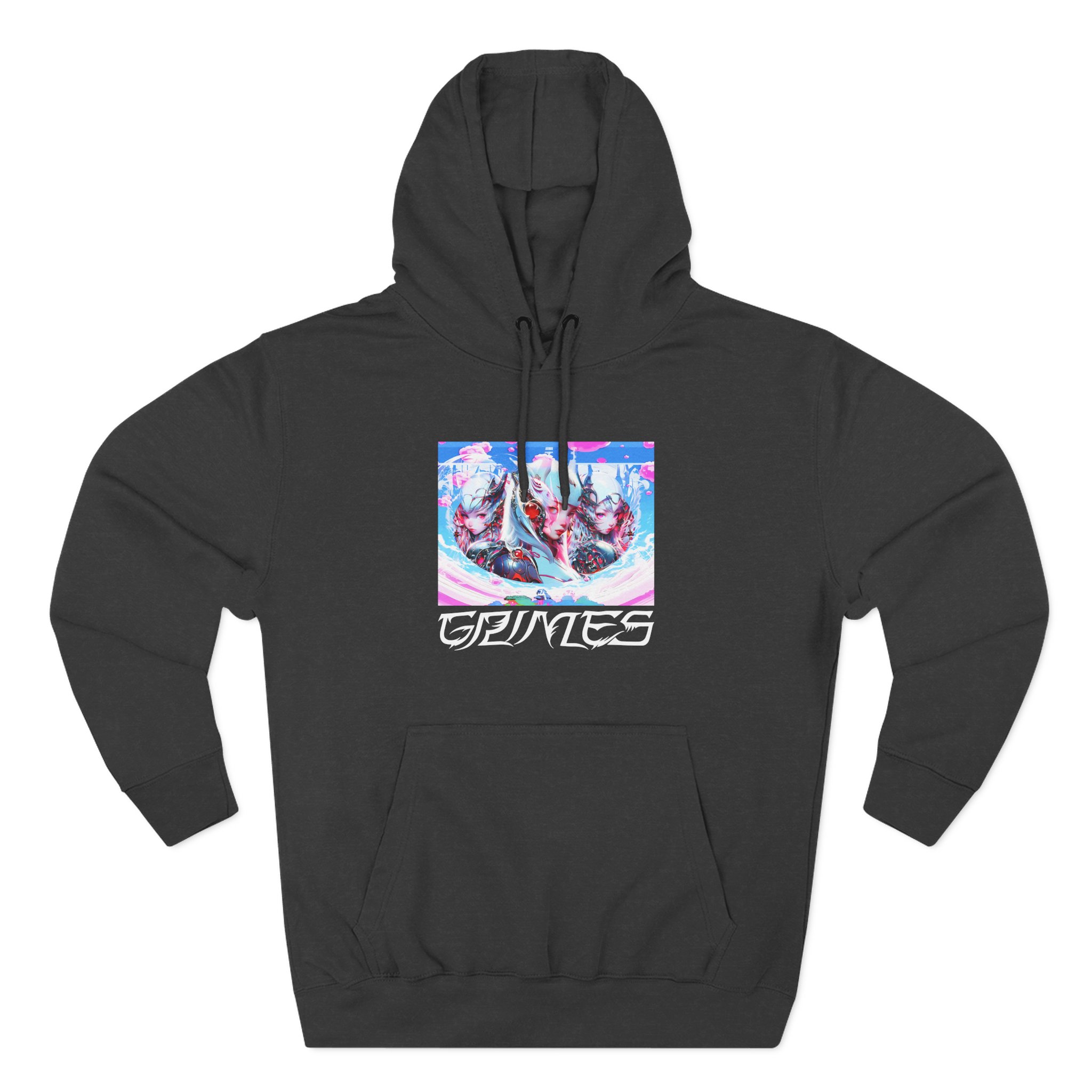Grimes Three-panel Fleece Hoodie