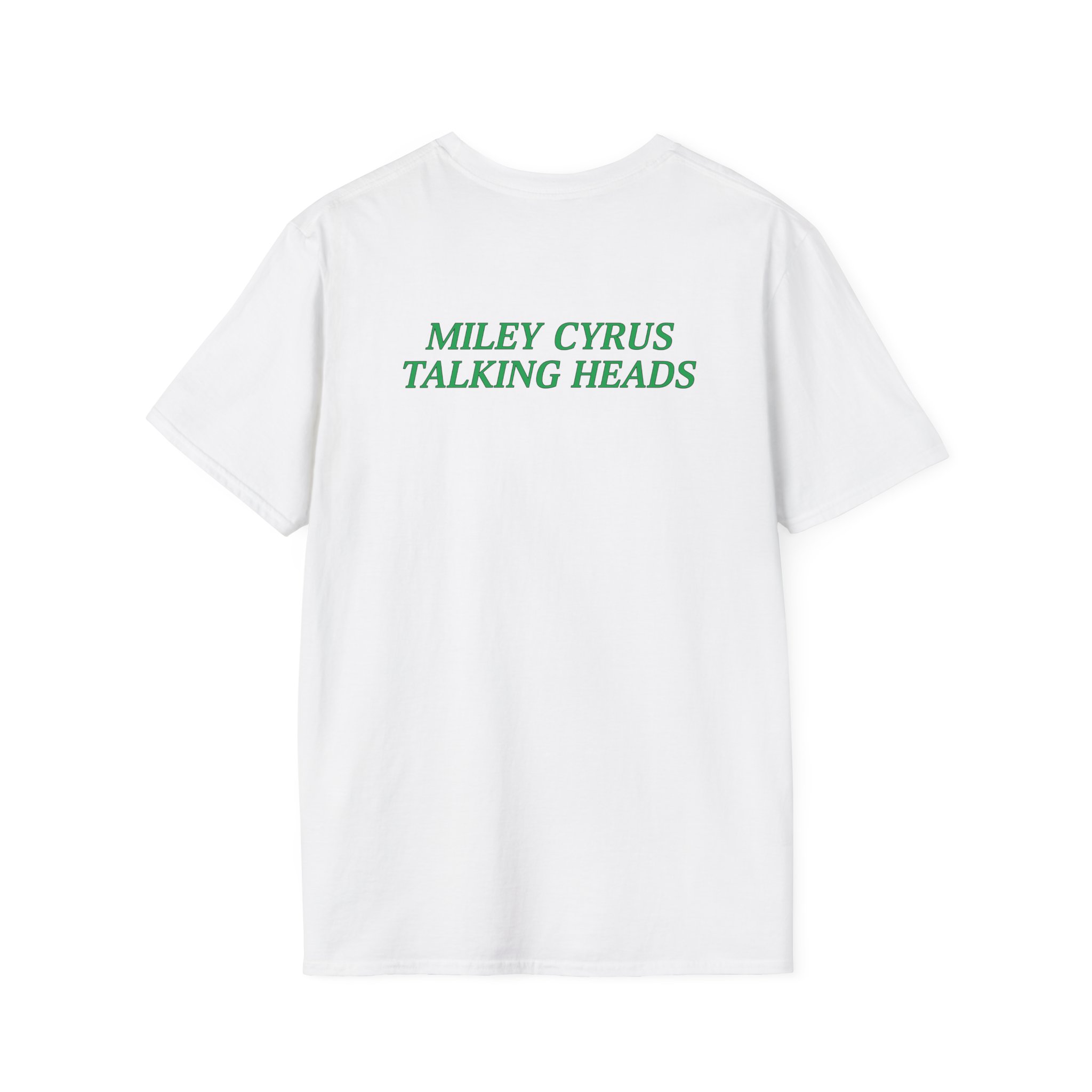 Talking Heads X Miley Psycho Killer Unisex Softstyle T-Shirt