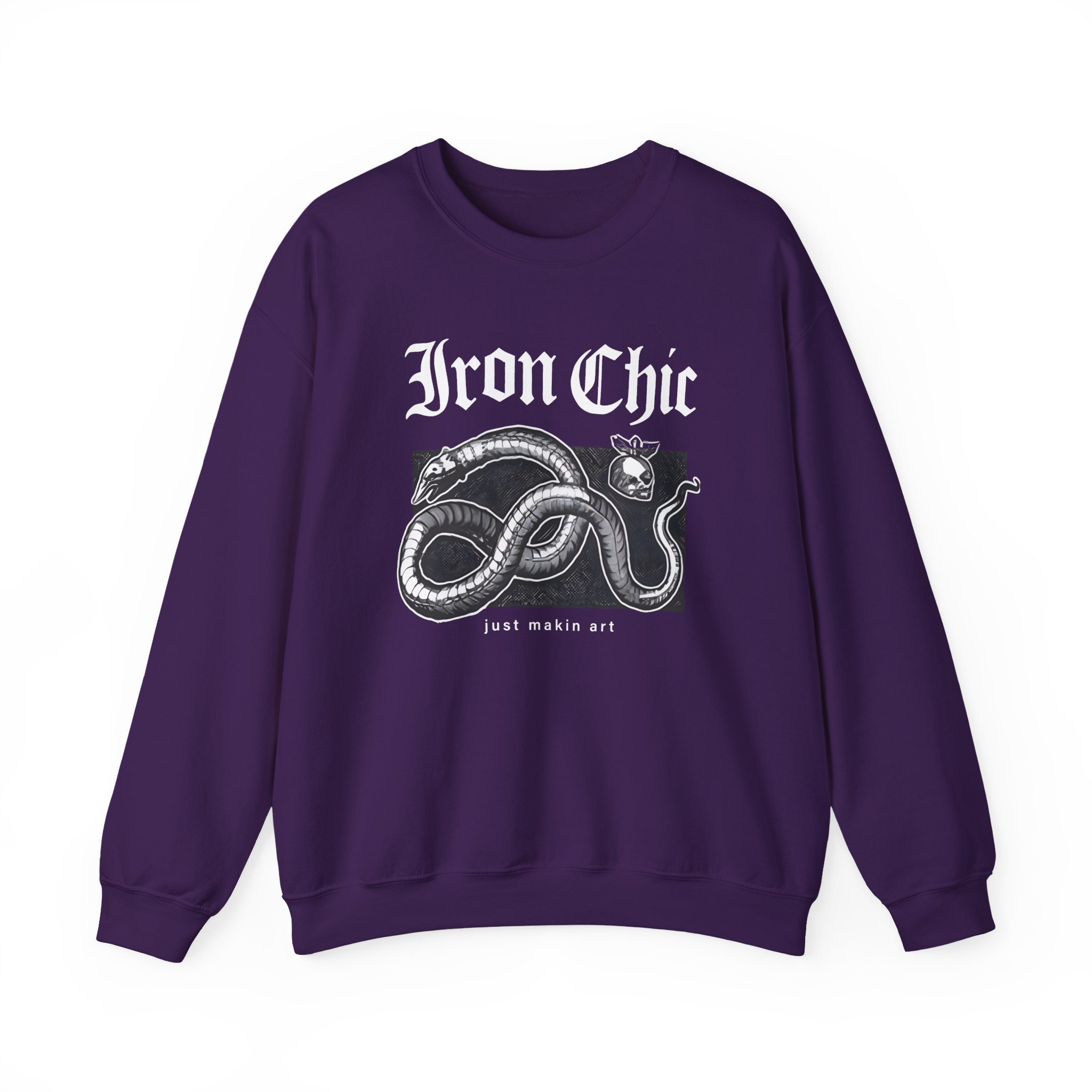 Iron Chic Makin' Art Unisex Heavy Blend Crewneck Sweatshirt