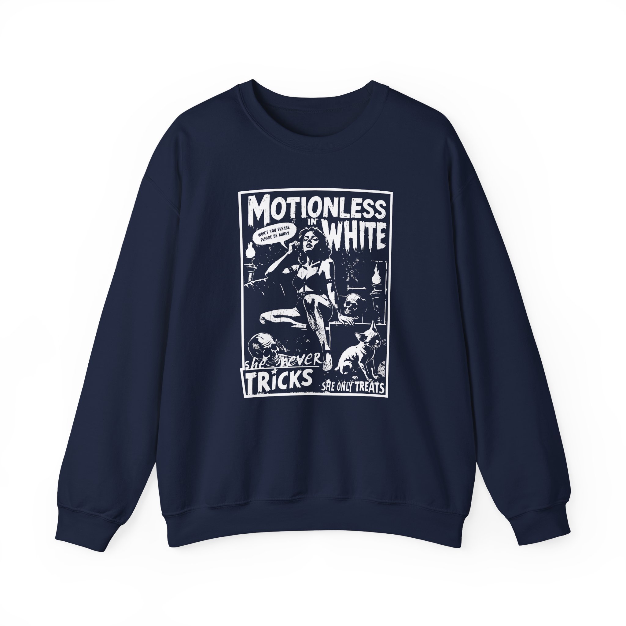 Motionless in White Tricks and Treats Unisex Heavy Blendâ„¢ Crewneck Sweatshirt