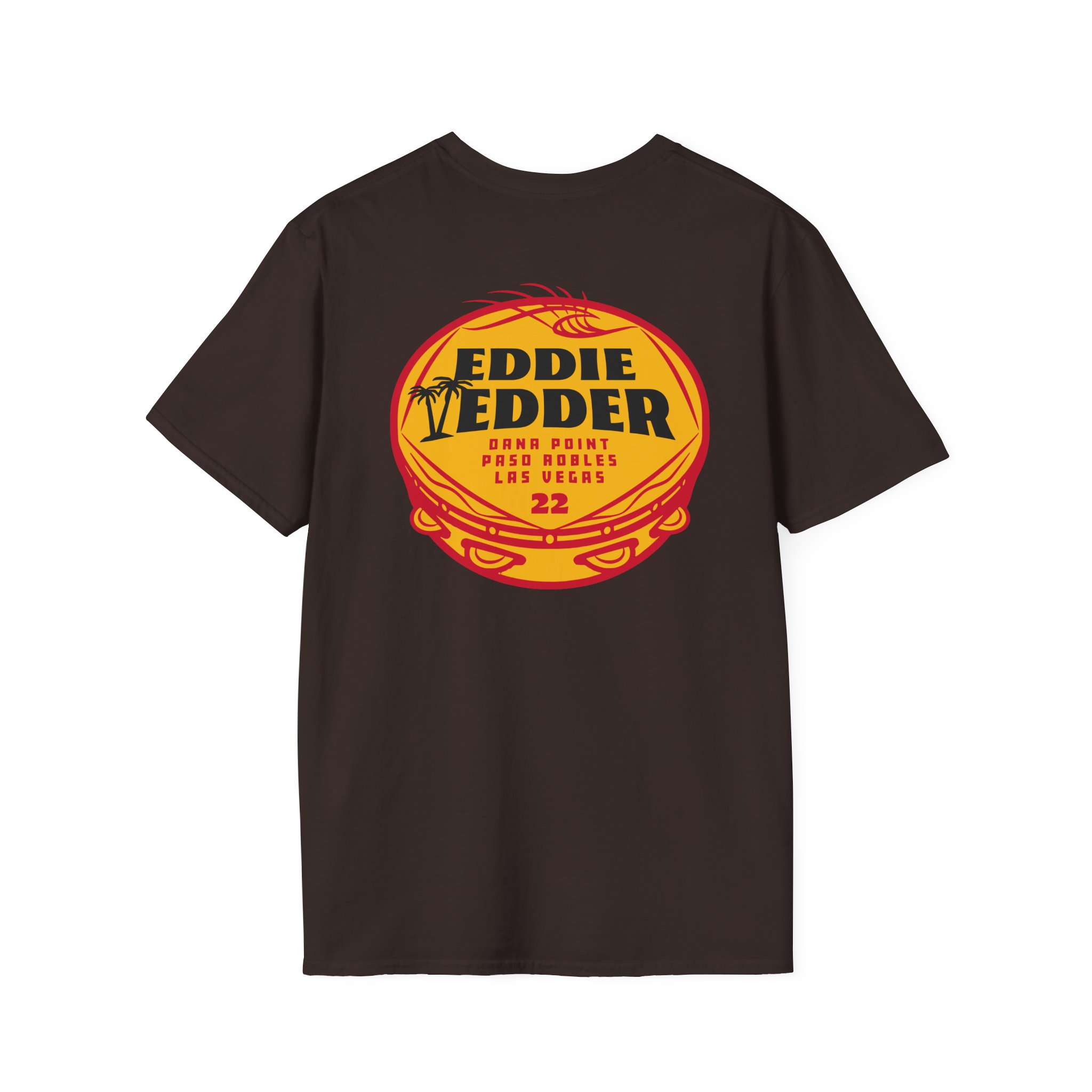 Eddie Vedder Tambourine Unisex Softstyle T-Shirt