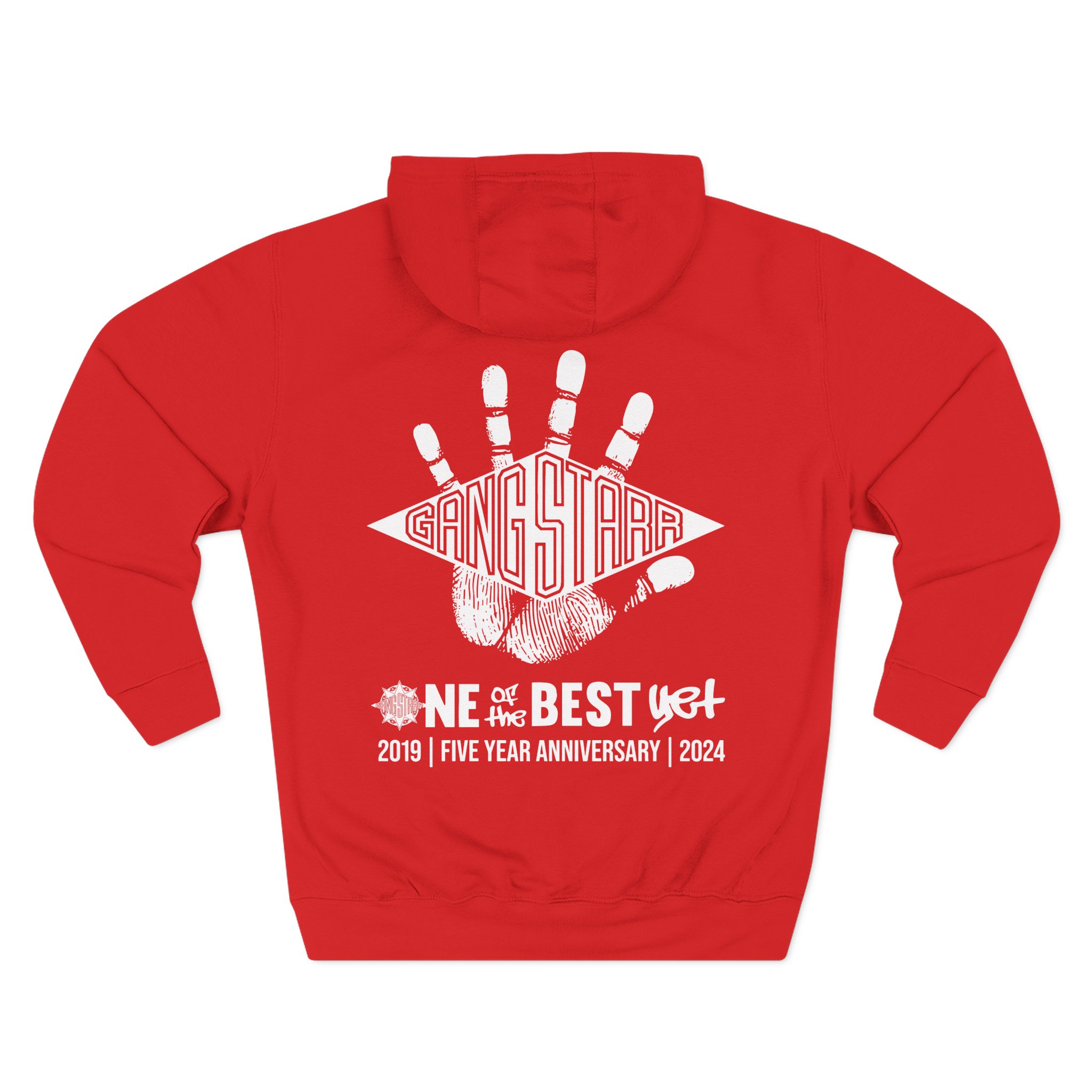 Gang Starr Ootby Fifth Anniversary Three-Panel Fleece Hoodie