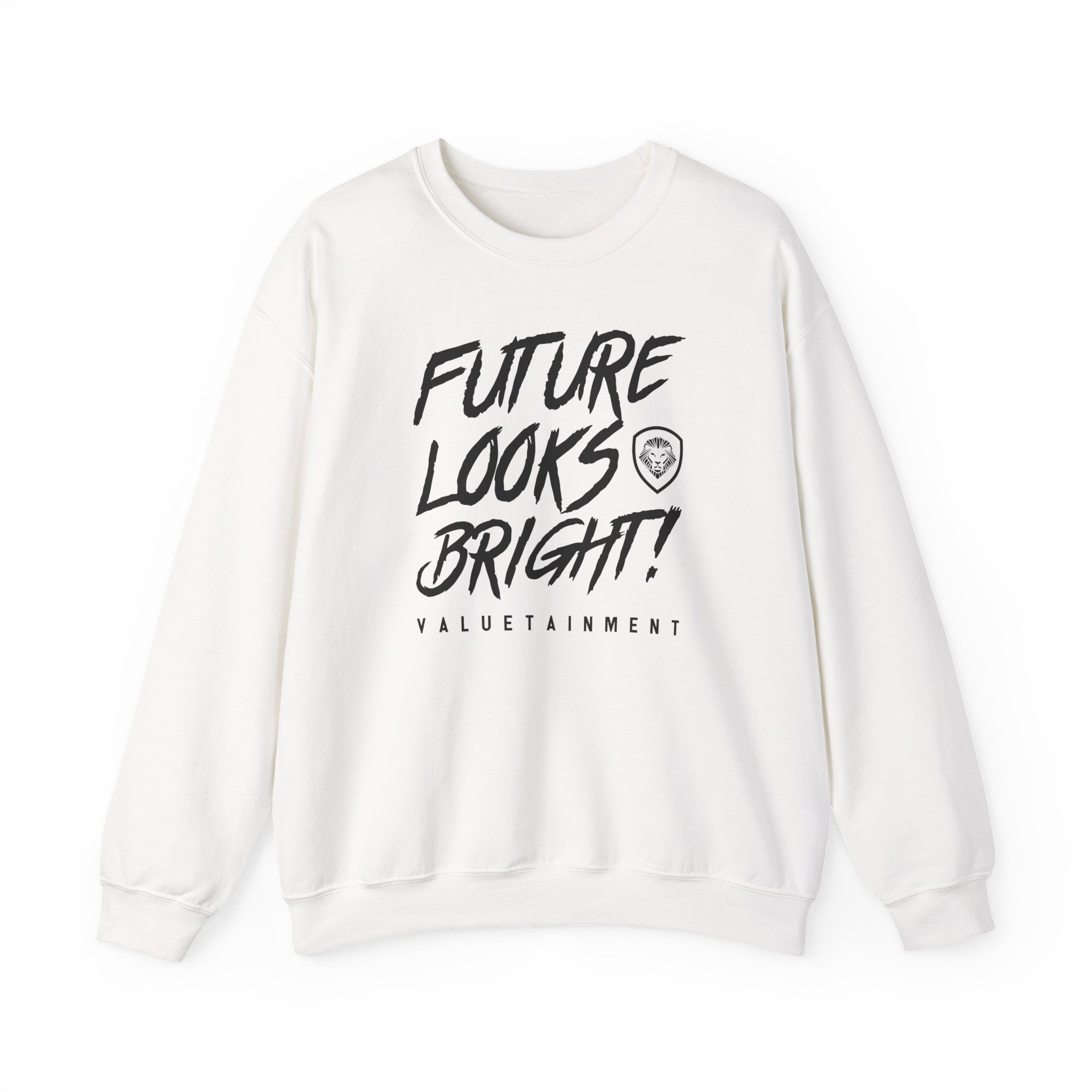 Valuetainment Future Looks Bright Unisex Heavy Blendâ„¢ Crewneck Sweatshirt