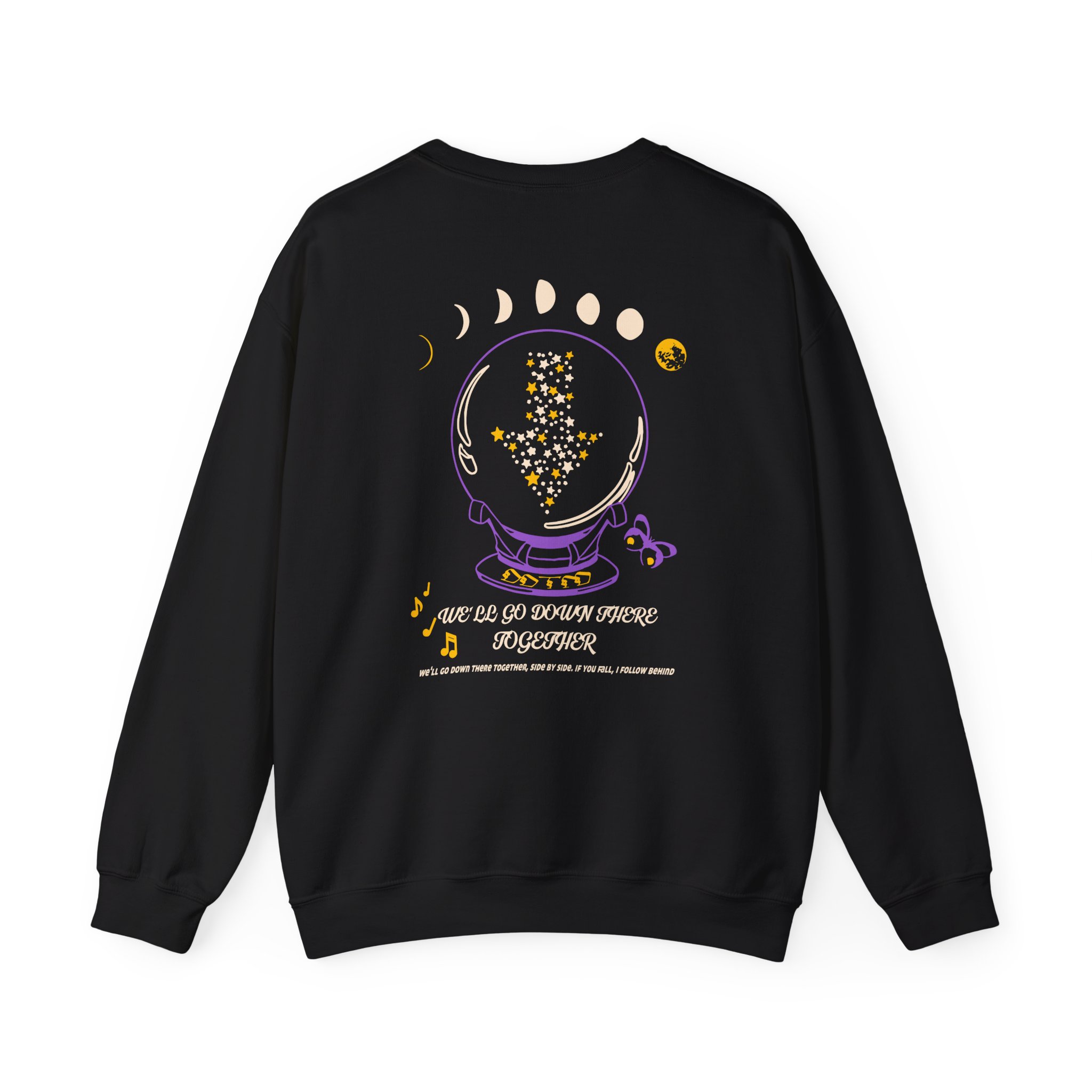Foxing Crystal Ball Unisex Heavy Blendâ„¢ Crewneck Sweatshirt