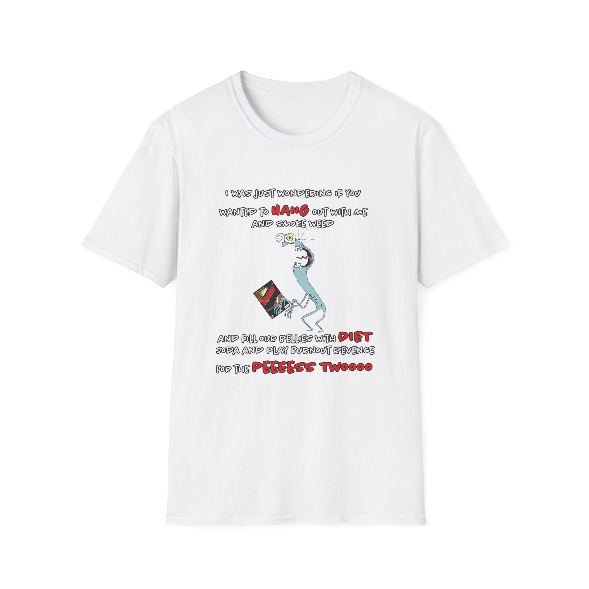 Mr. Landlord Smiling Friends I Was Just Wondering Unisex Softstyle T-shirt