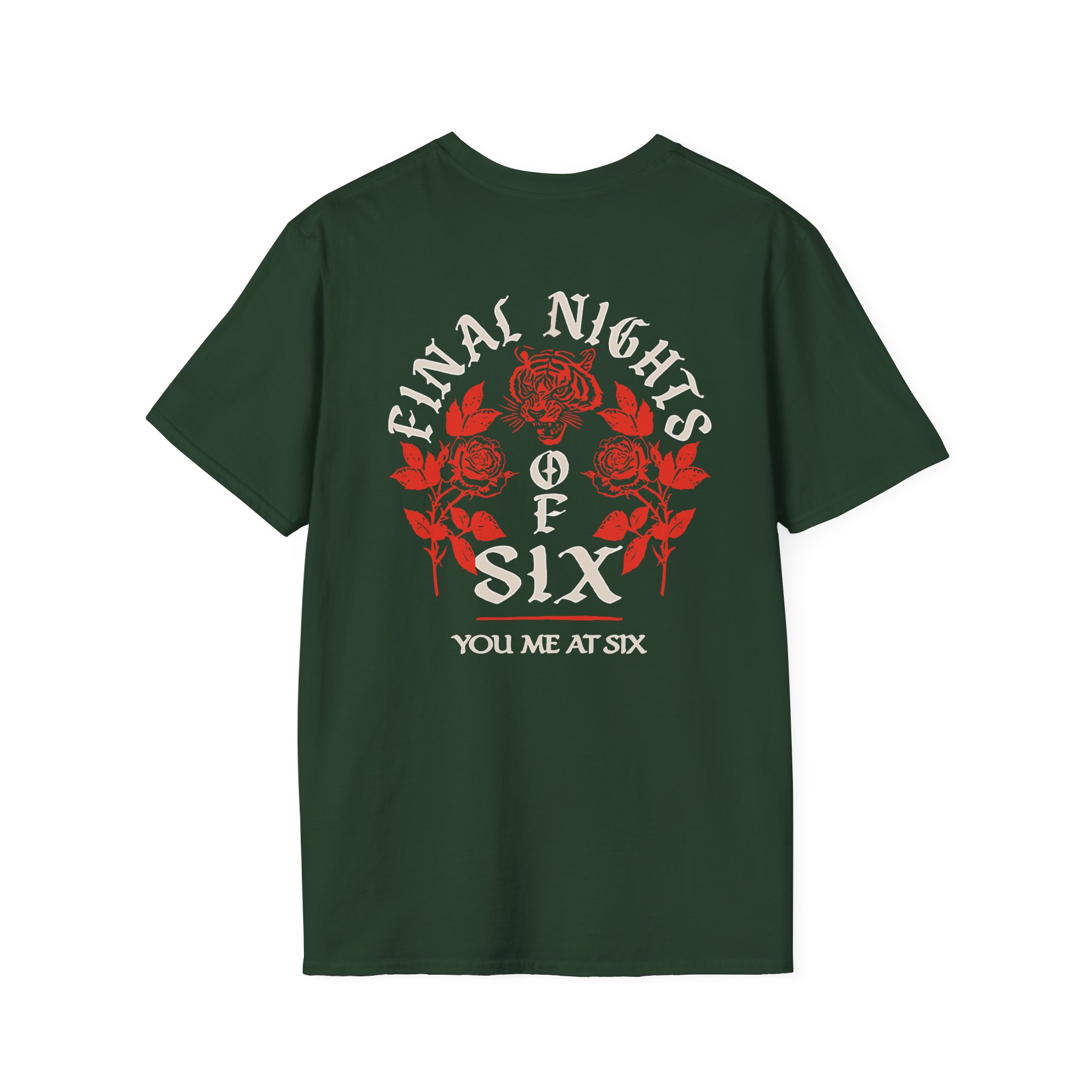 You Me at Six Final Nights of Six Tour Unisex Softstyle T-Shirt