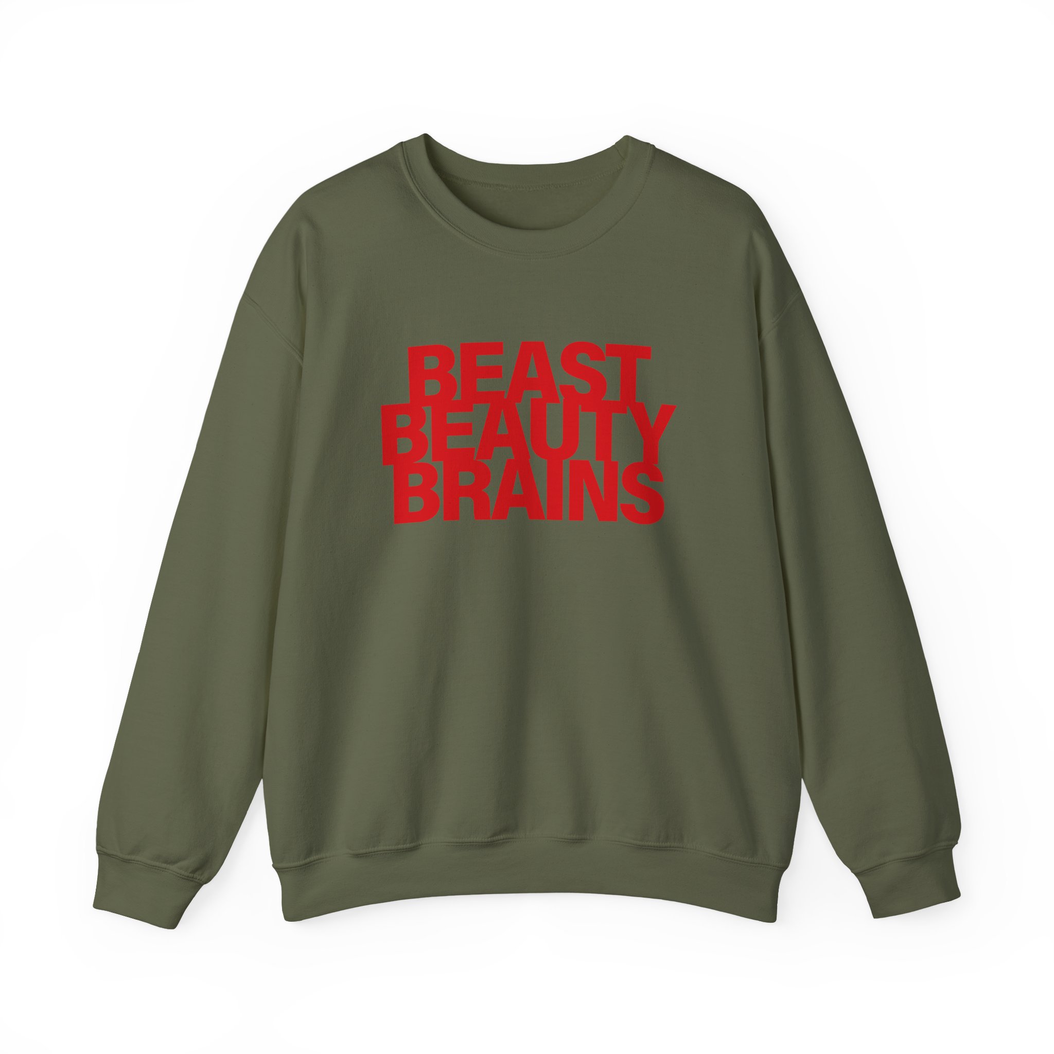 Ilona Maher Beast Beauty Brains Iconic Unisex Heavy Blendâ„¢ Crewneck Sweatshirt
