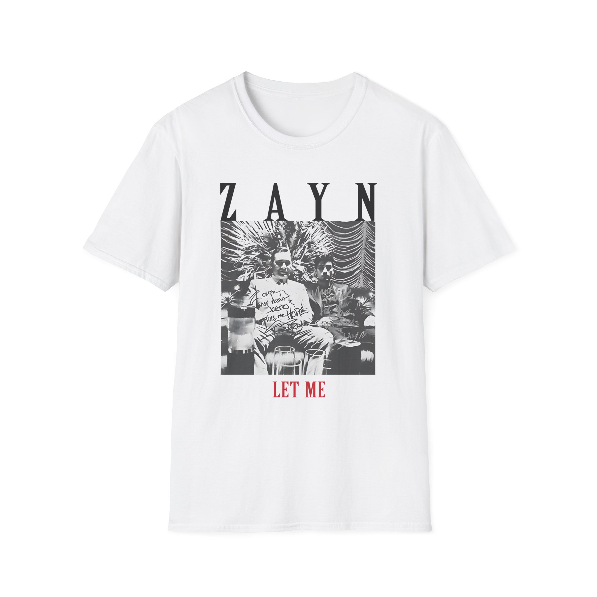 Zayn Malik Let Me Unisex Softstyle T-Shirt