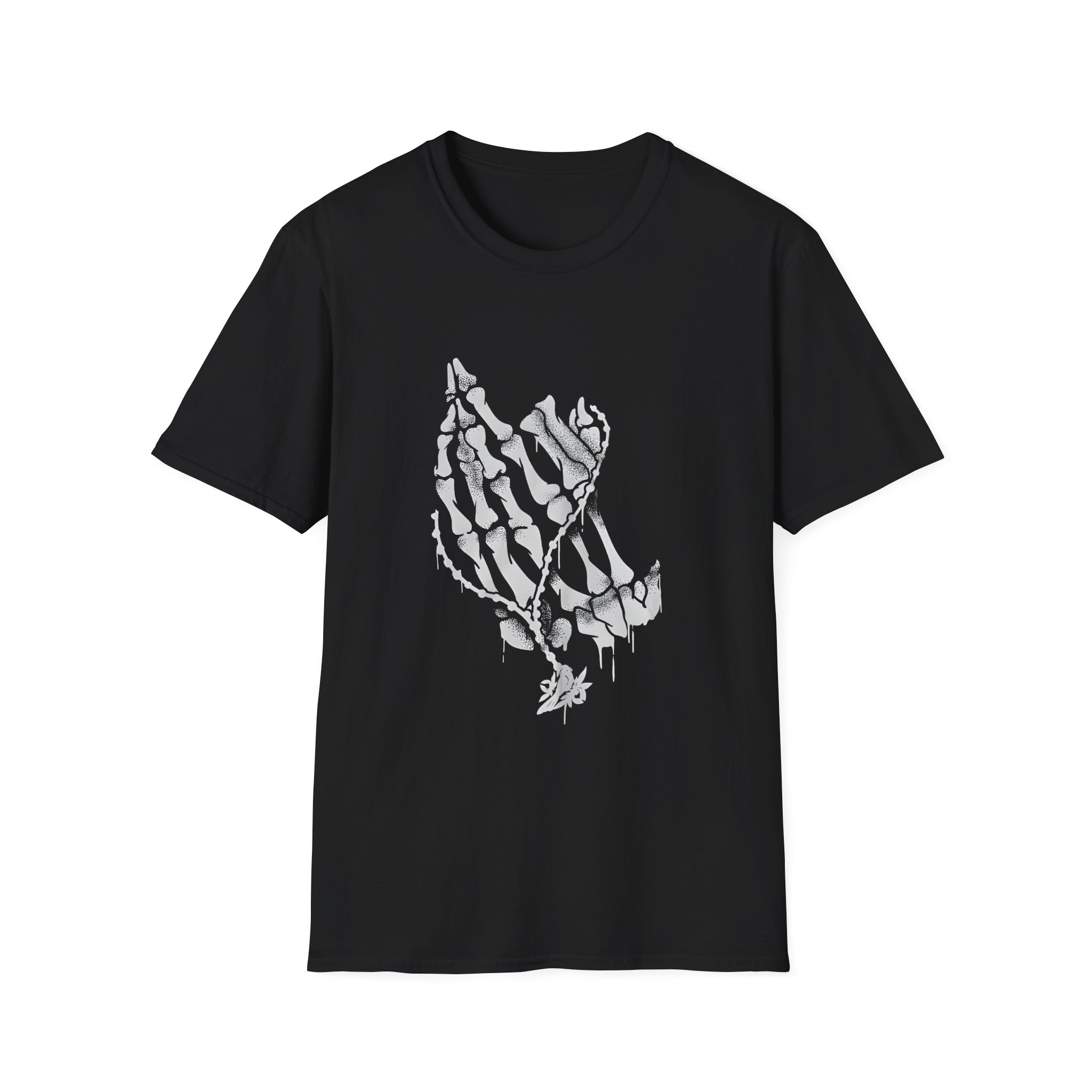 Bayside Praying Hands Unisex Softstyle T-Shirt