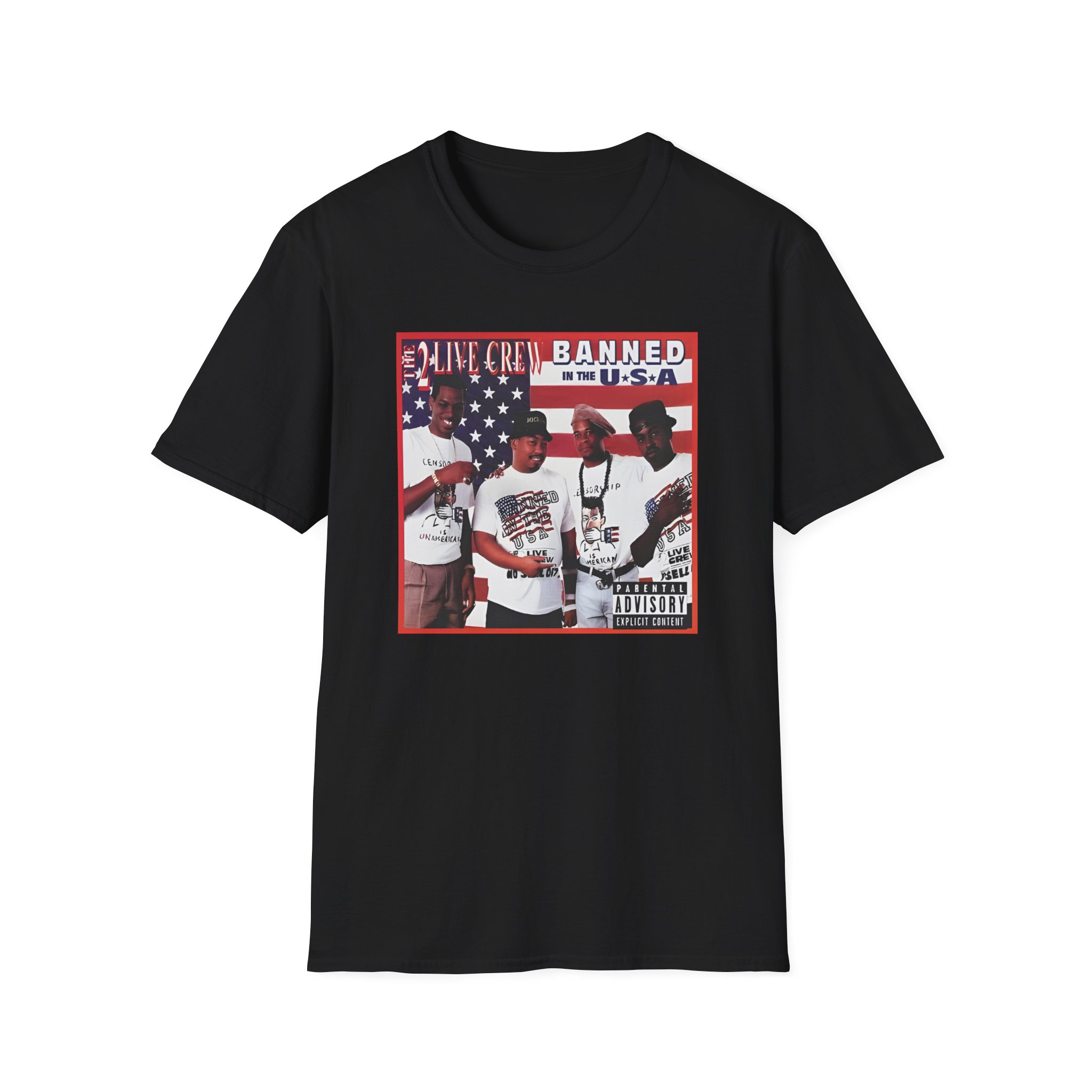 2 Live Crew Banned in the Usa Unisex Softstyle T-Shirt