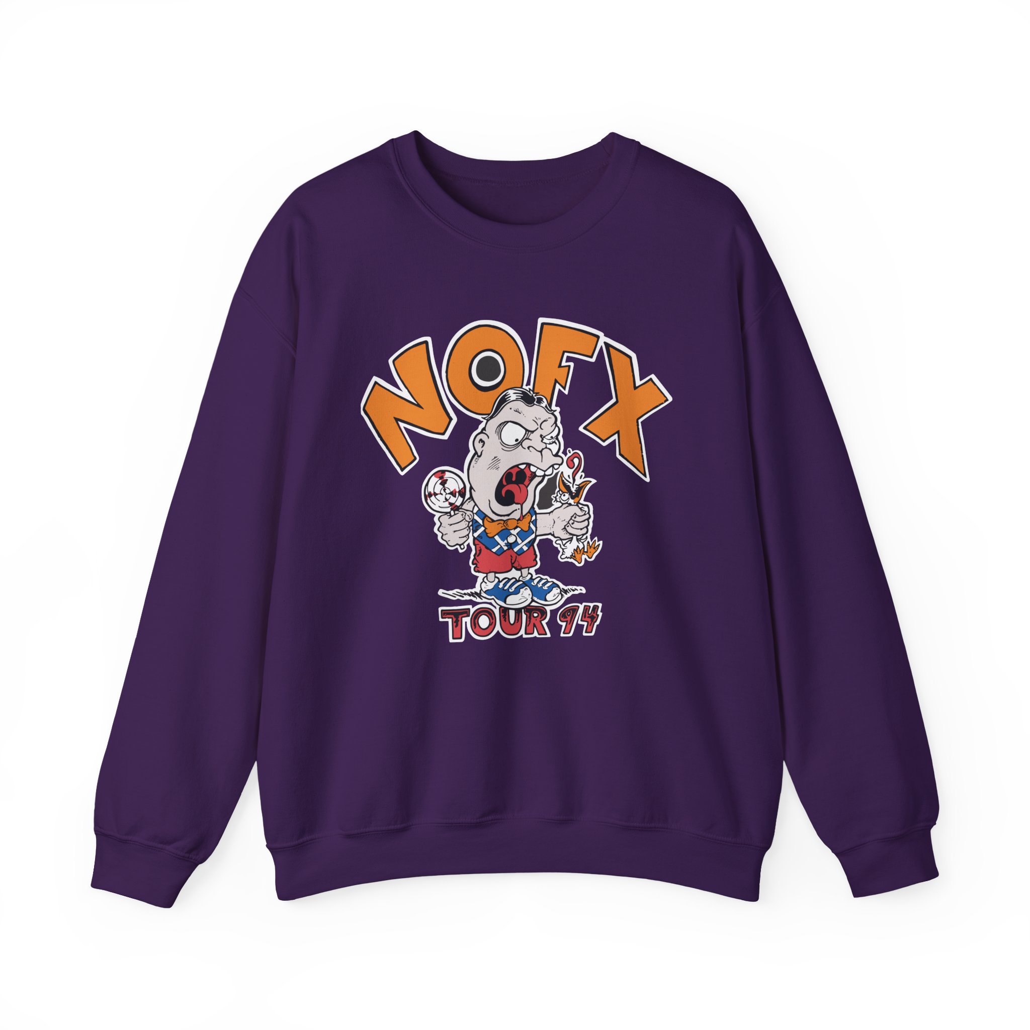 Nofx Lollipop Guy Unisex Heavy Blendâ„¢ Crewneck Sweatshirt
