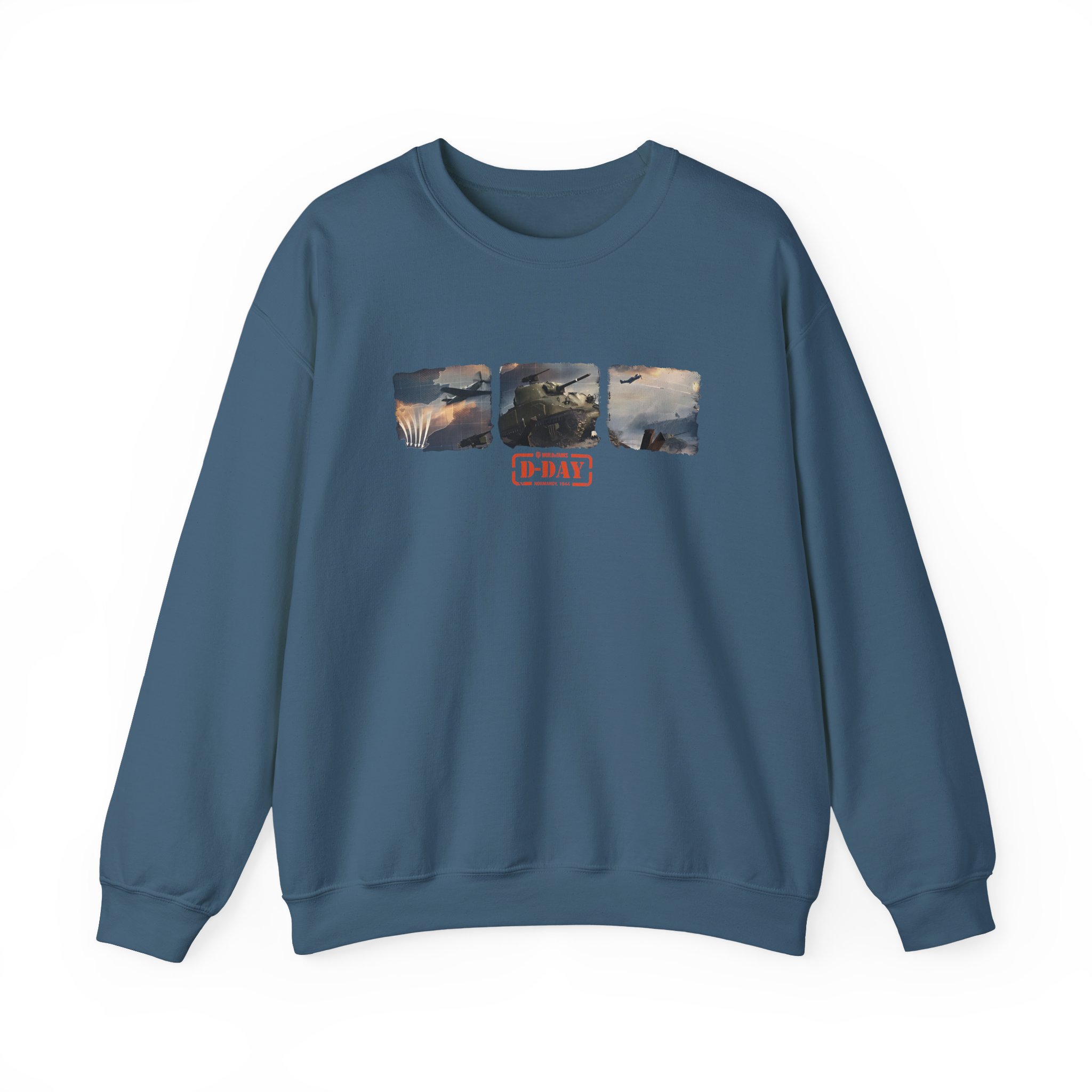 World of Tank Wot D-day Unisex Heavy Blendâ„¢ Crewneck Sweatshirt