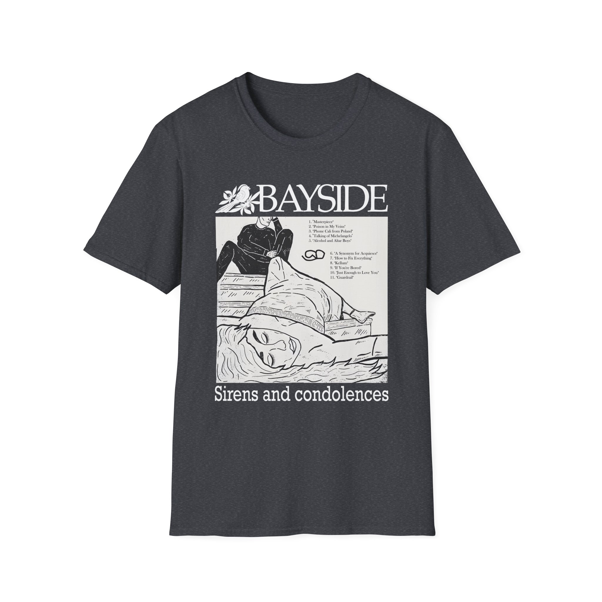 Bayside Sirens and Condolences Unisex Softstyle T-Shirt