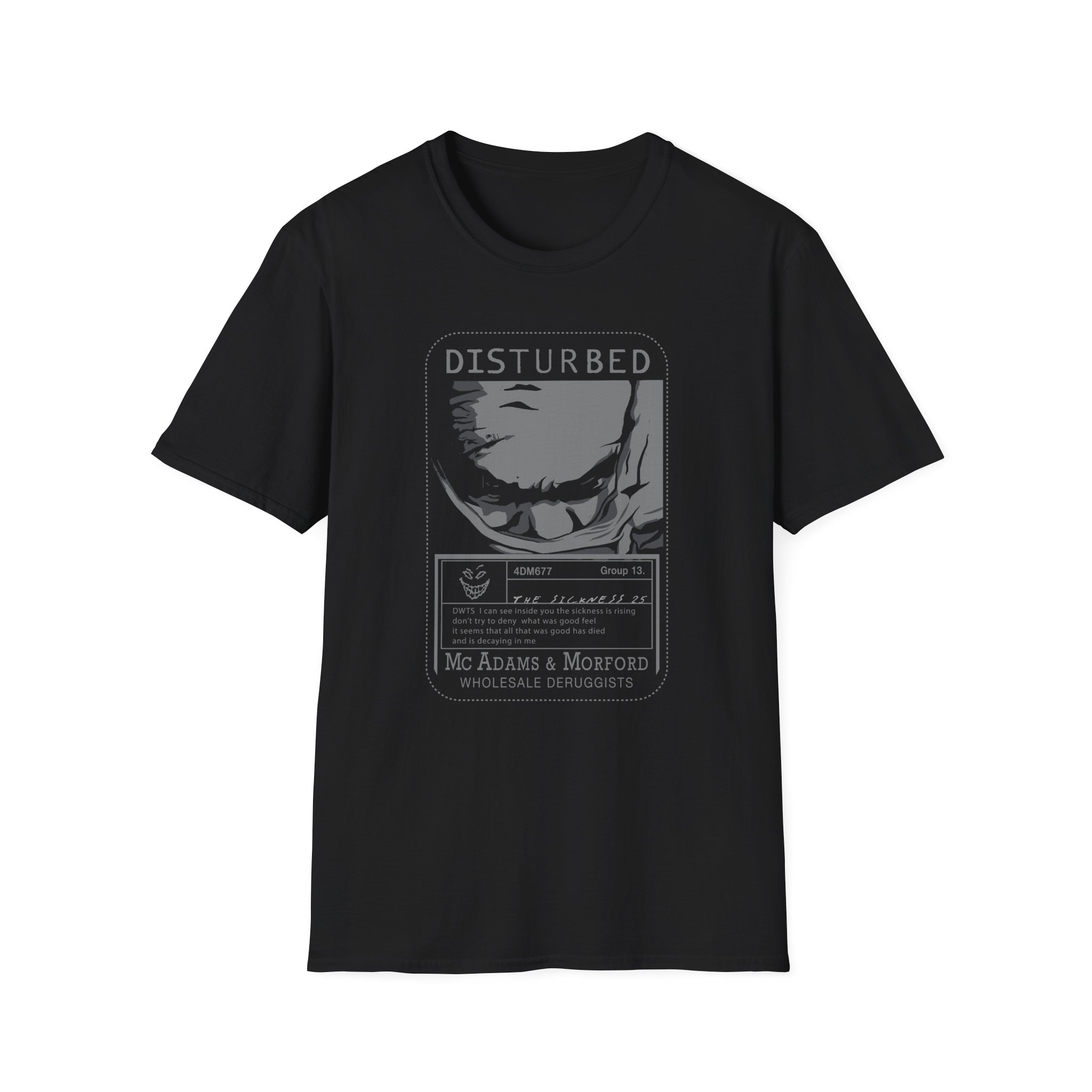 Disturbed Card Unisex Softstyle T-Shirt