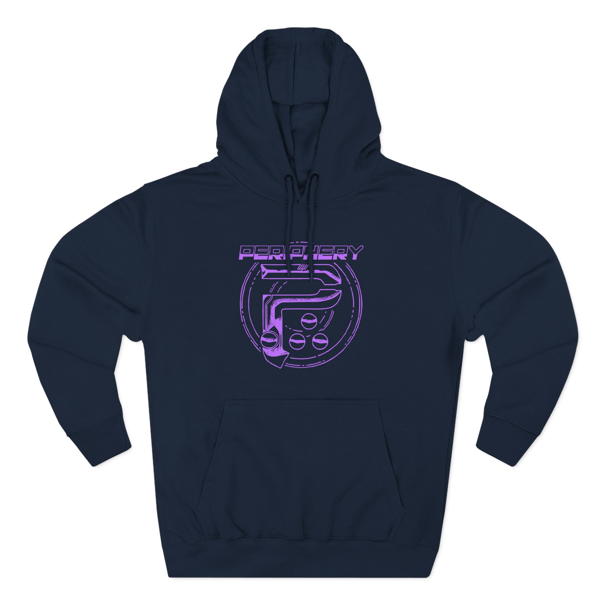 Periphery P Logo 2.0 Three-Panel Fleece Hoodie