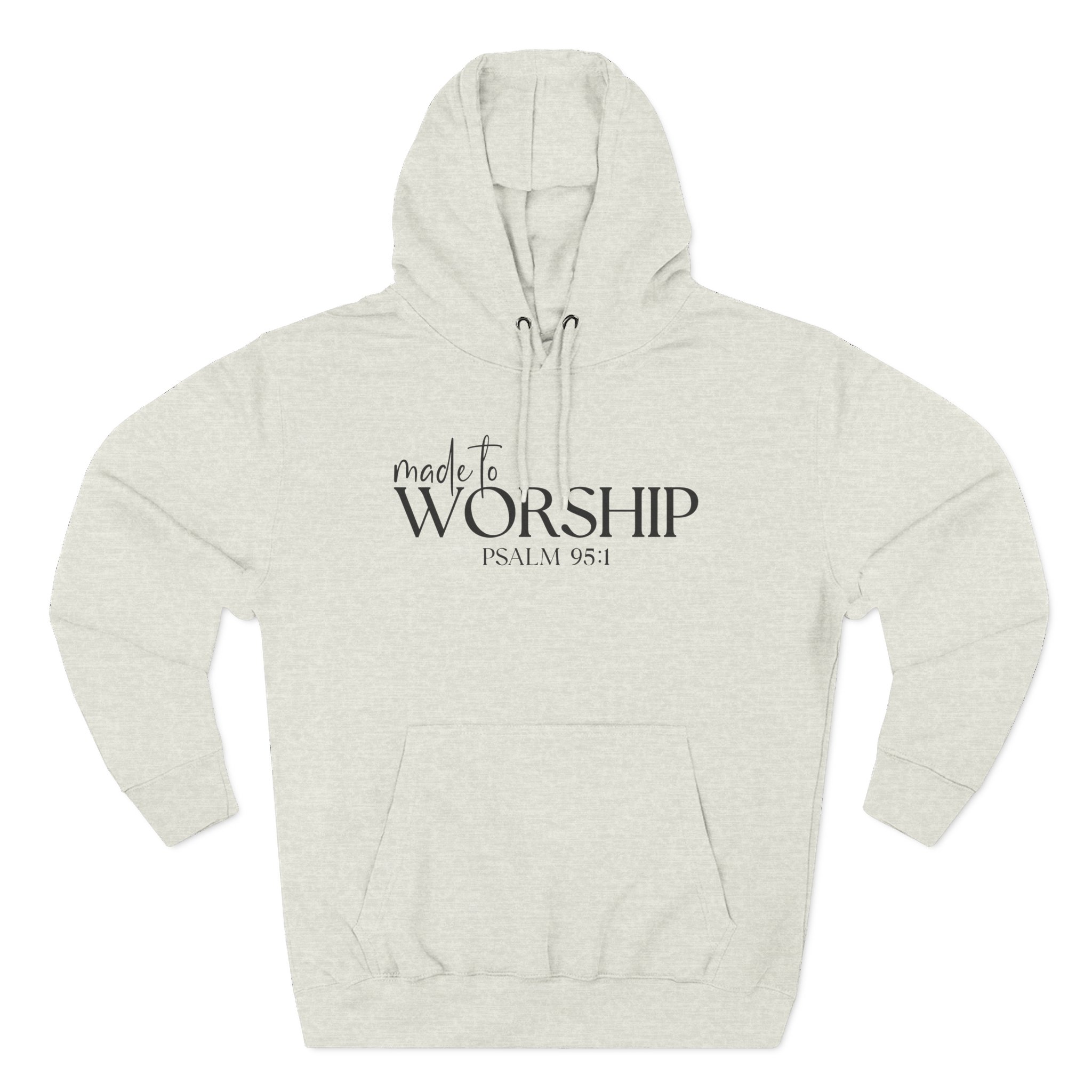 Montez Made to Worship Three-Panel Fleece Hoodie