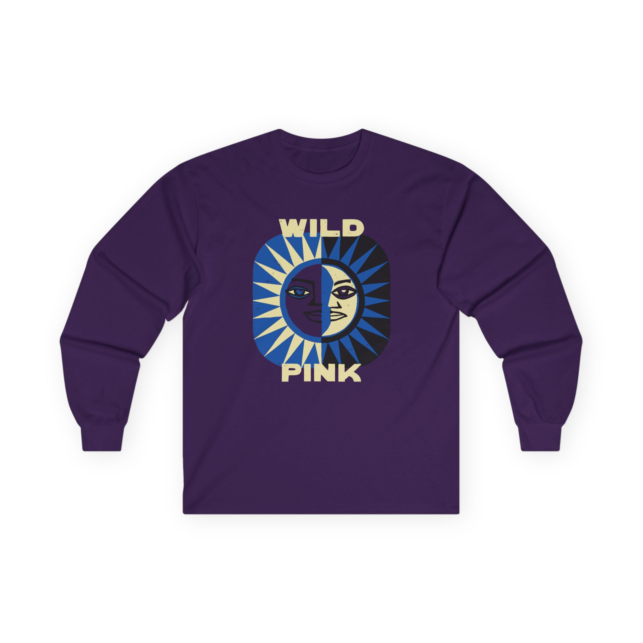 Wild Pink Sun Moon Unisex Ultra Cotton Long Sleeve Tee