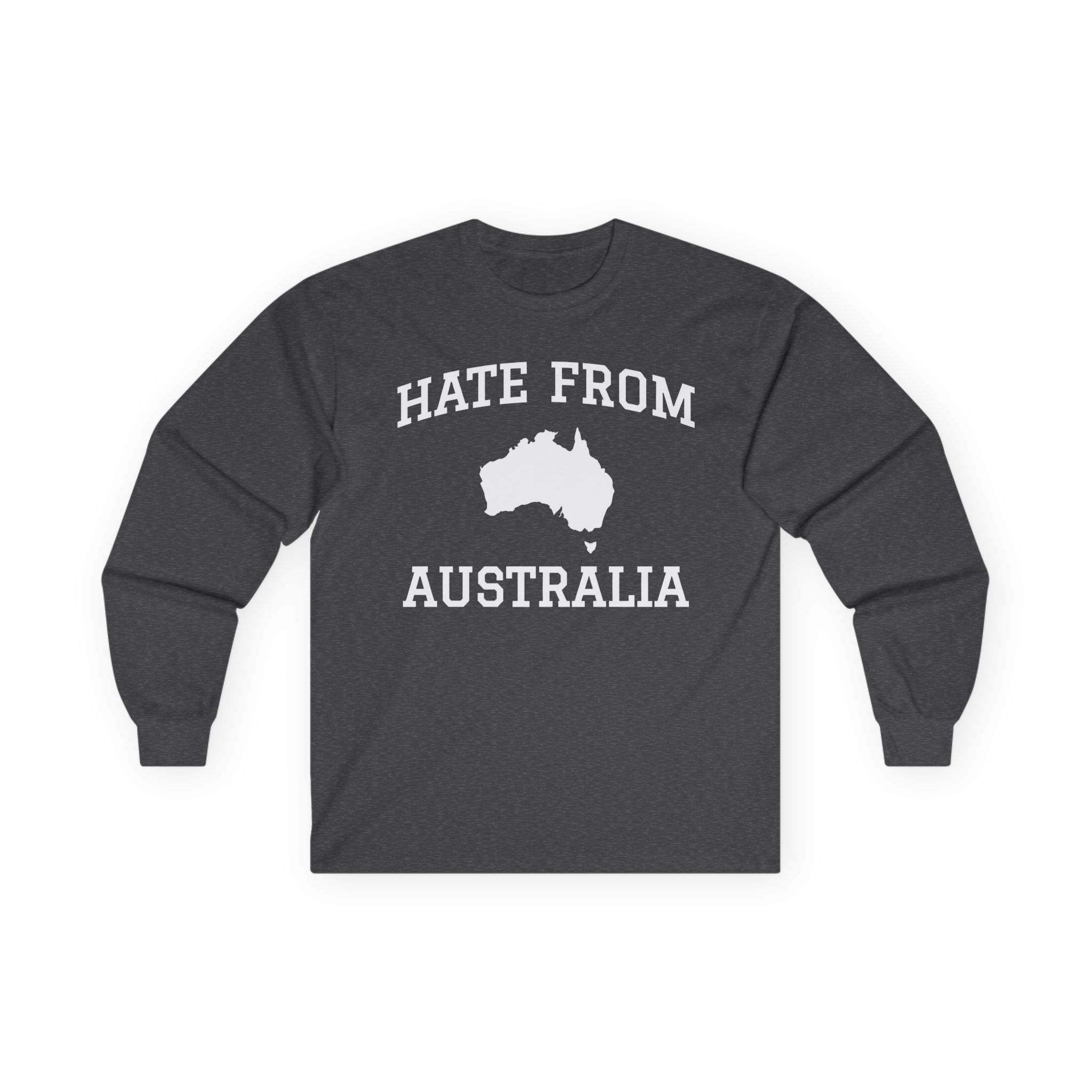 Ymh Hate From Australia Unisex Ultra Cotton Long Sleeve Tee