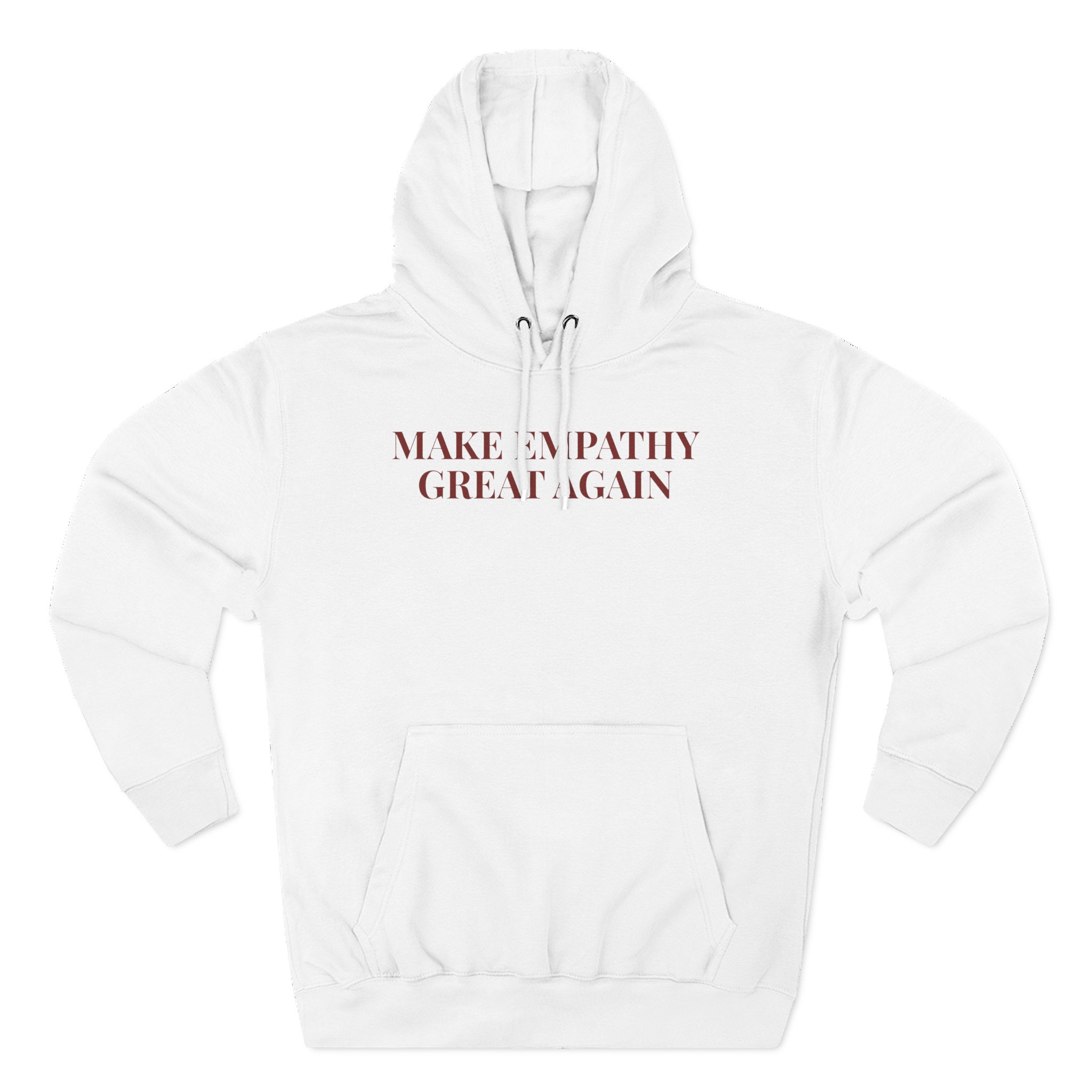 Alanis Morissette Make Empathy Great Again Three-Panel Fleece Hoodie