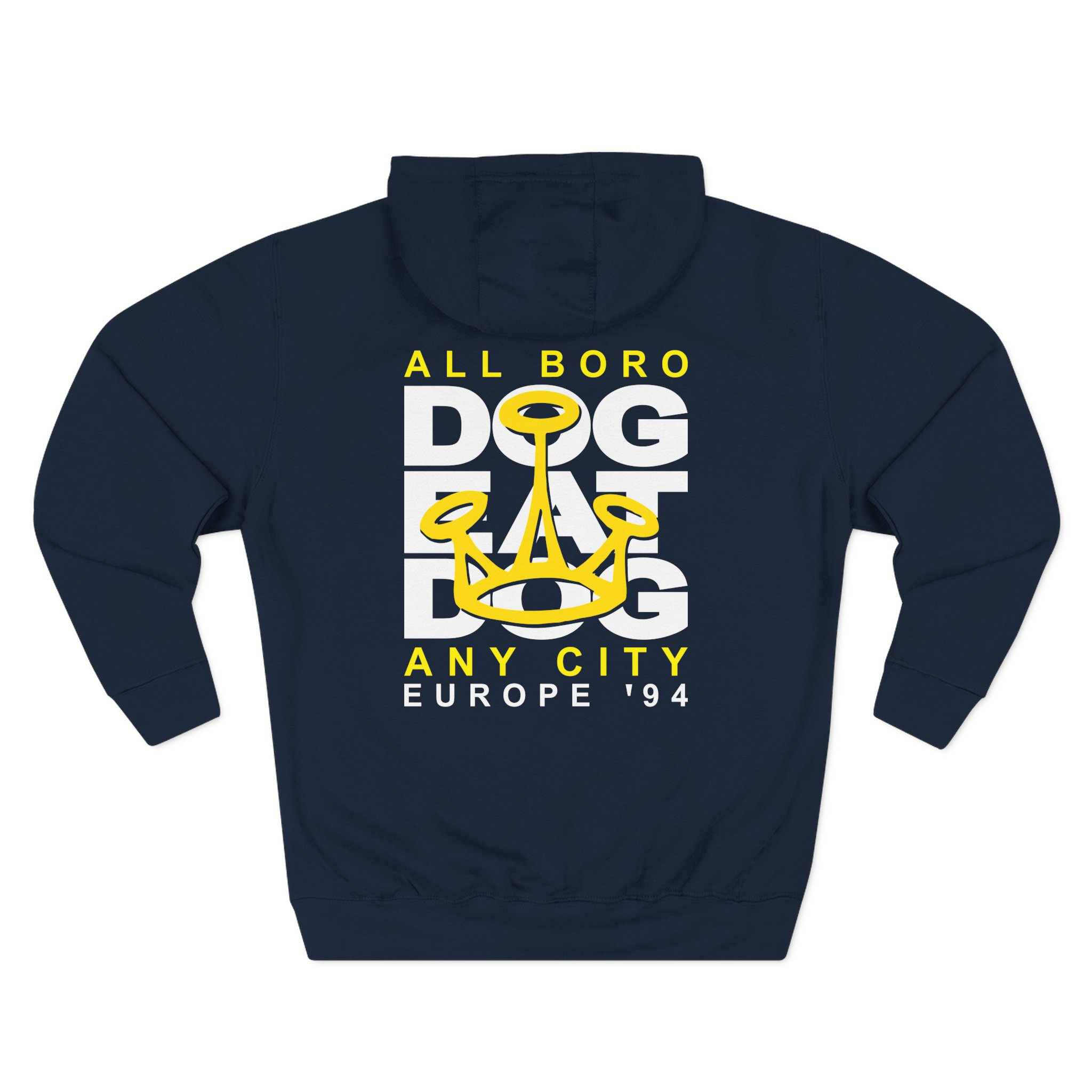 Dog Eat Dog Three-Panel Fleece Hoodie