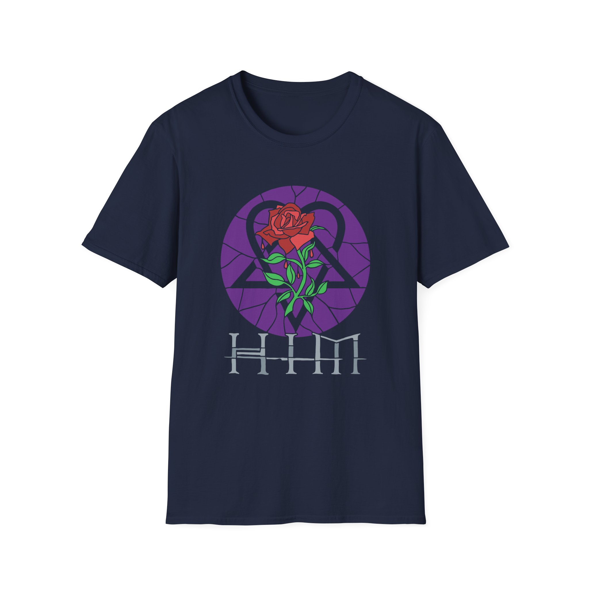 Him Stained Glass Unisex Softstyle T-Shirt