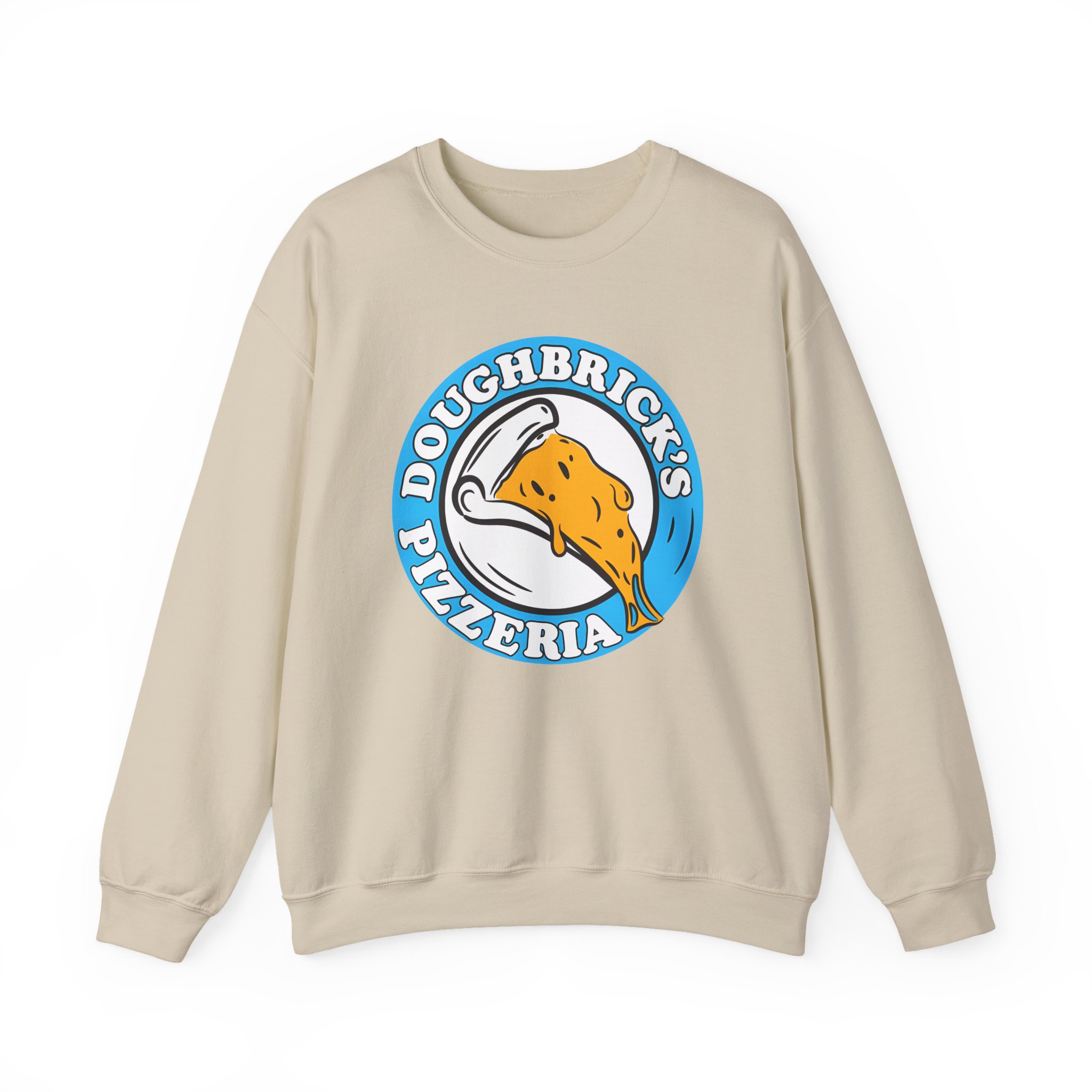 David Dobrik Doughbriks Pizza Unisex Heavy Blendâ„¢ Crewneck Sweatshirt
