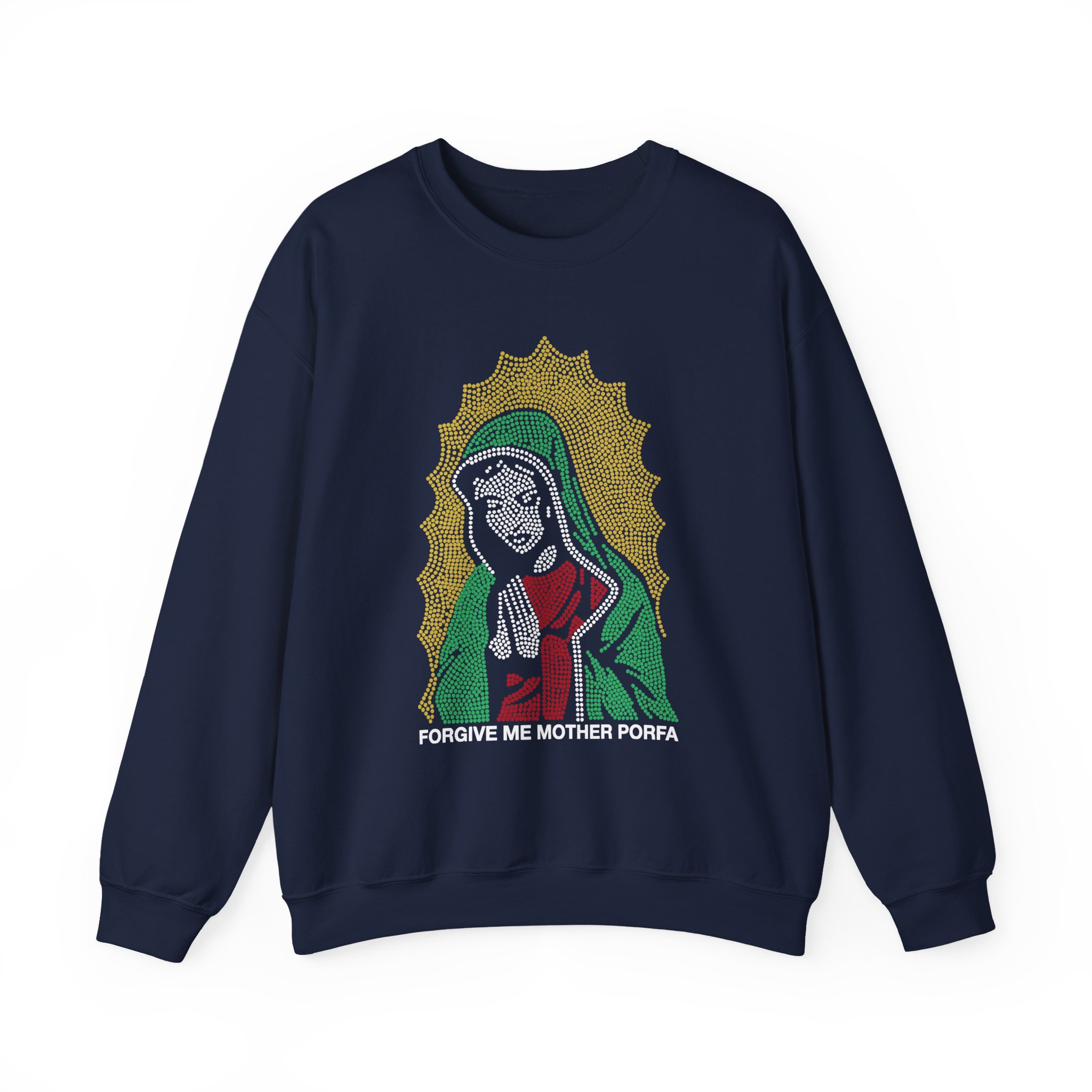 Porfa Forgive Me Mother Unisex Heavy Blendâ„¢ Crewneck Sweatshirt