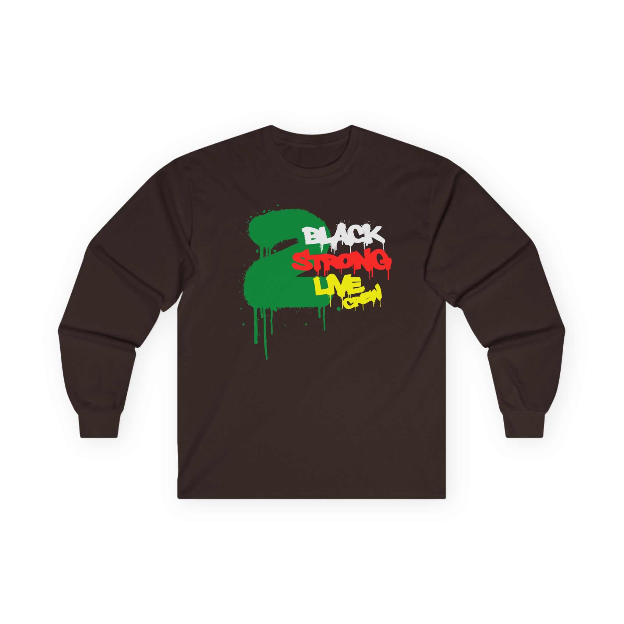 2 Live Crew Black Strong Unisex Ultra Cotton Long Sleeve Tee