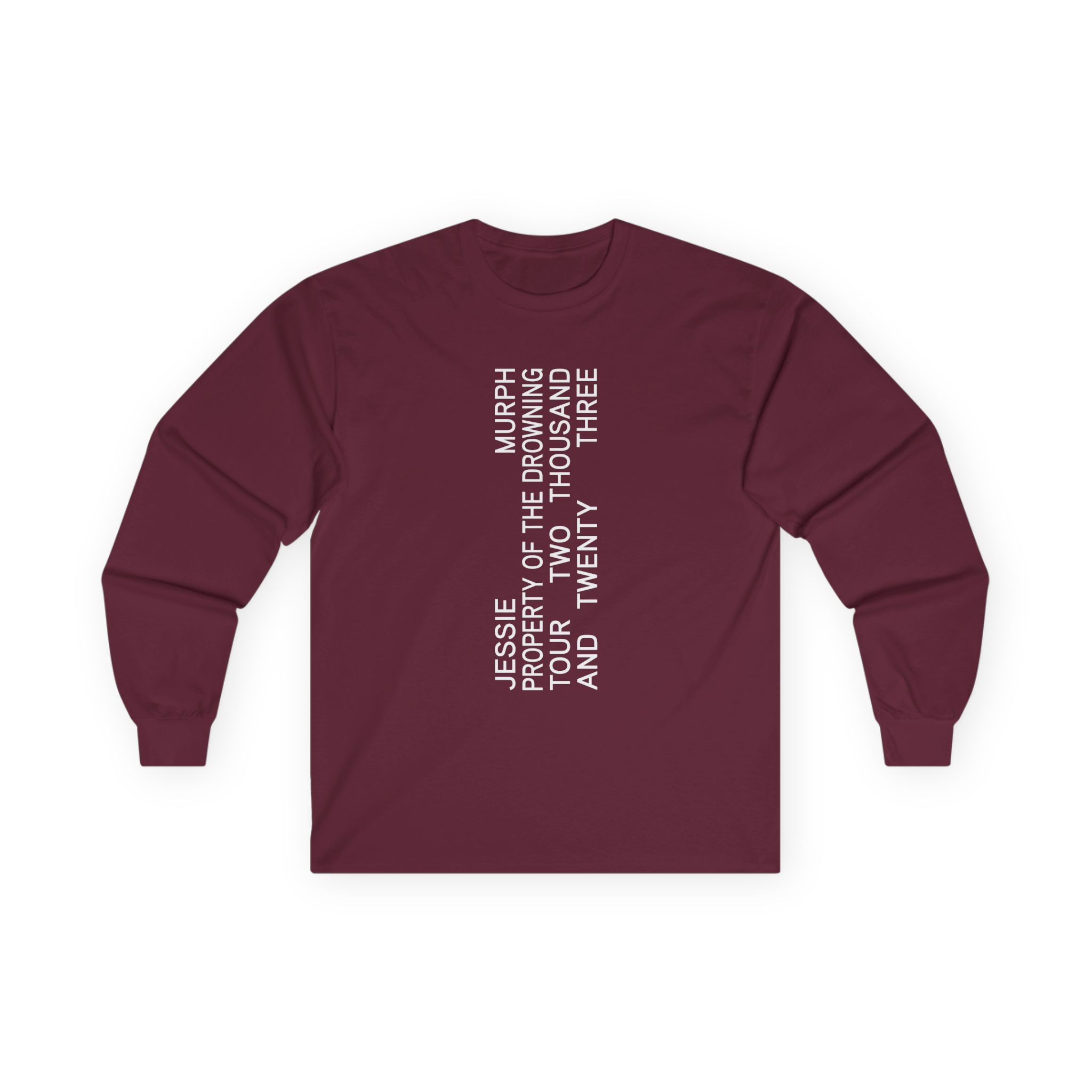 Jessie Murph Property of the Drowning Tour Unisex Ultra Cotton Long Sleeve Tee