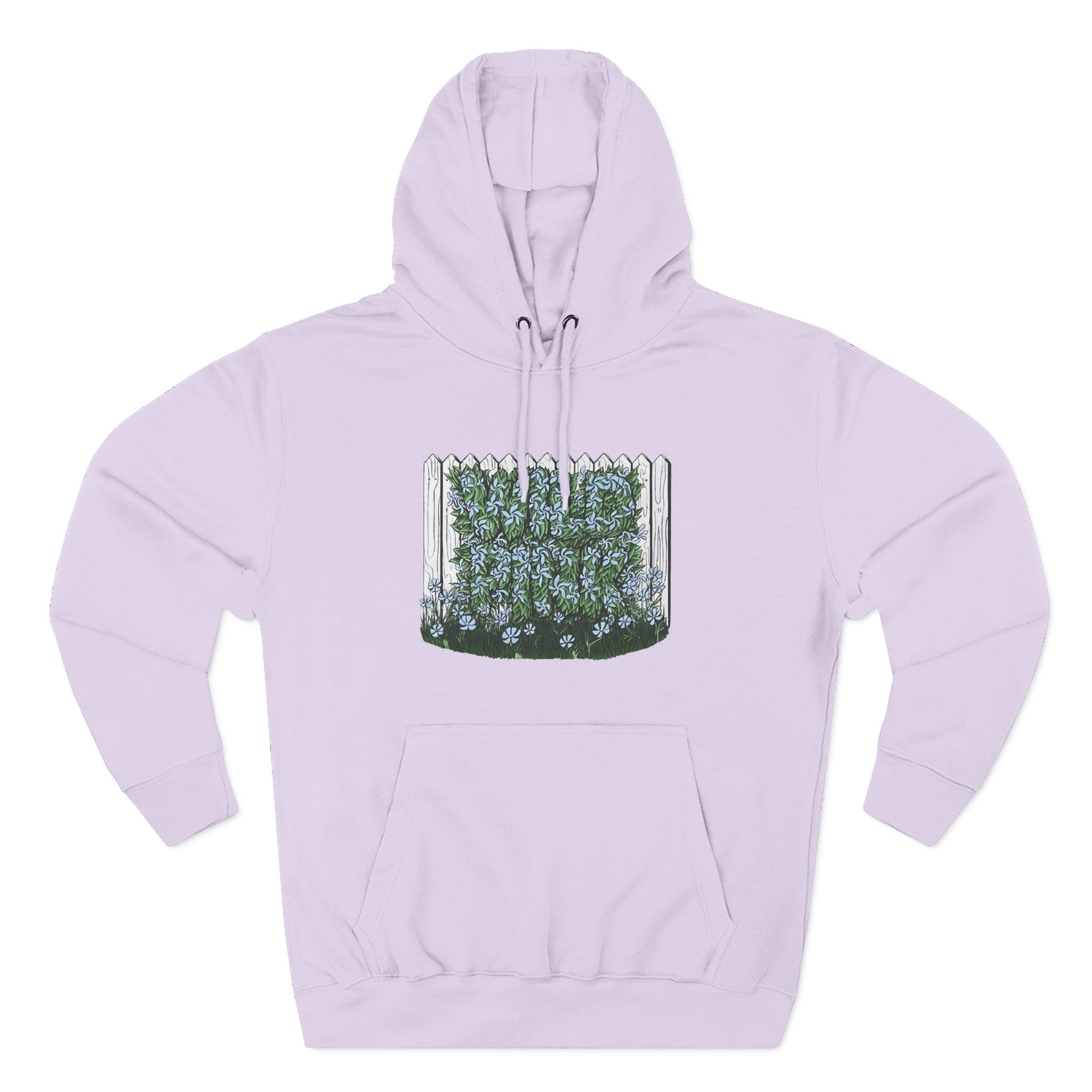 Wild Pink Three-Panel Fleece Hoodie
