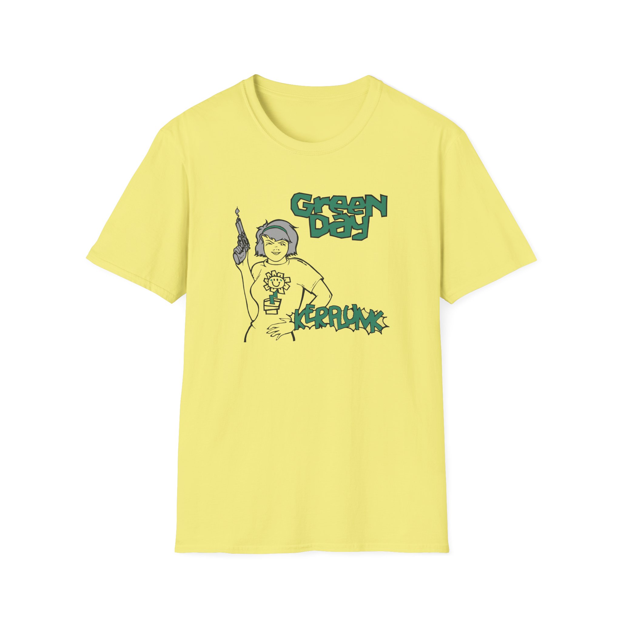 Green Day Kerplunk Baseball Unisex Softstyle T-Shirt