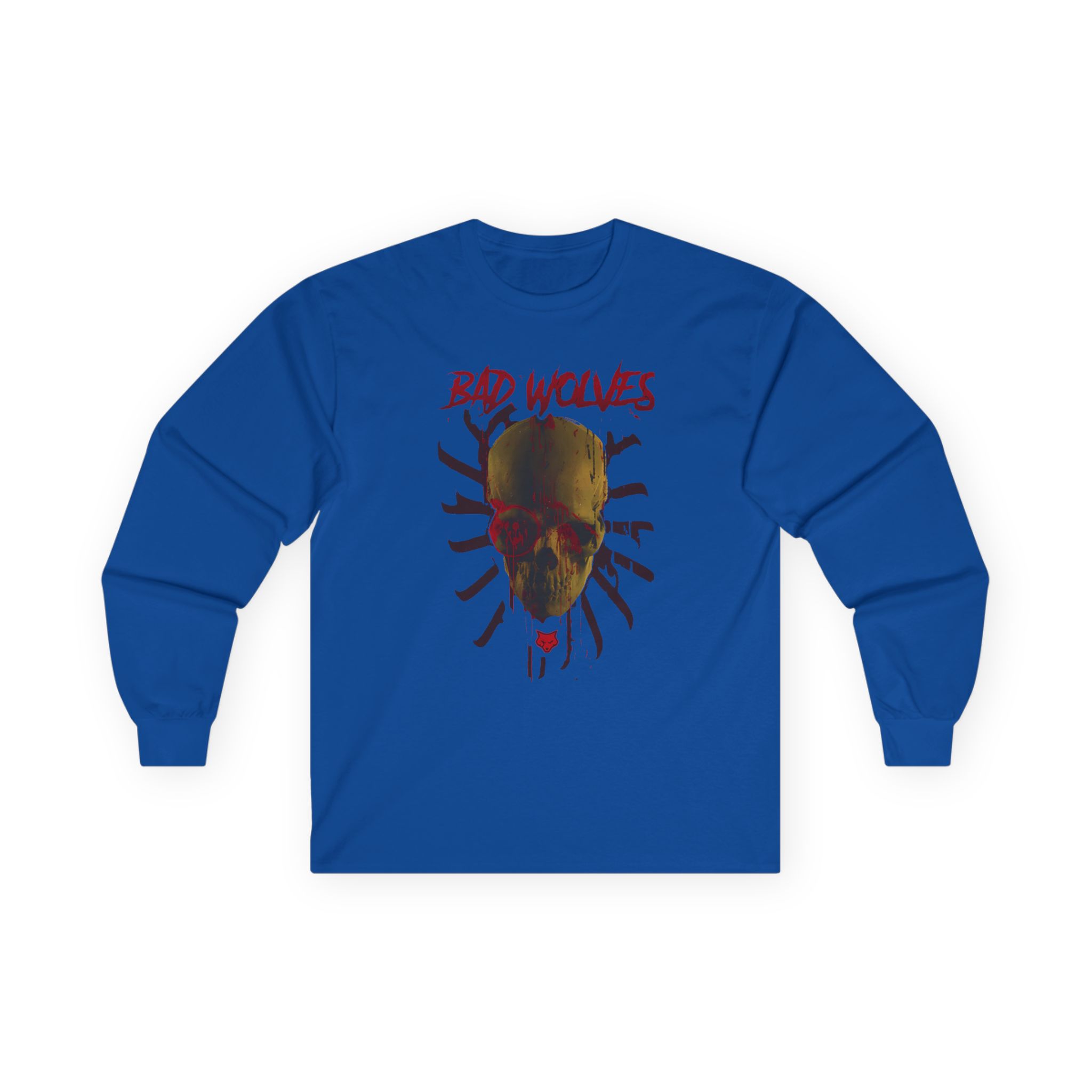 Bad Wolves Bloody Skull Unisex Ultra Cotton Long Sleeve Tee