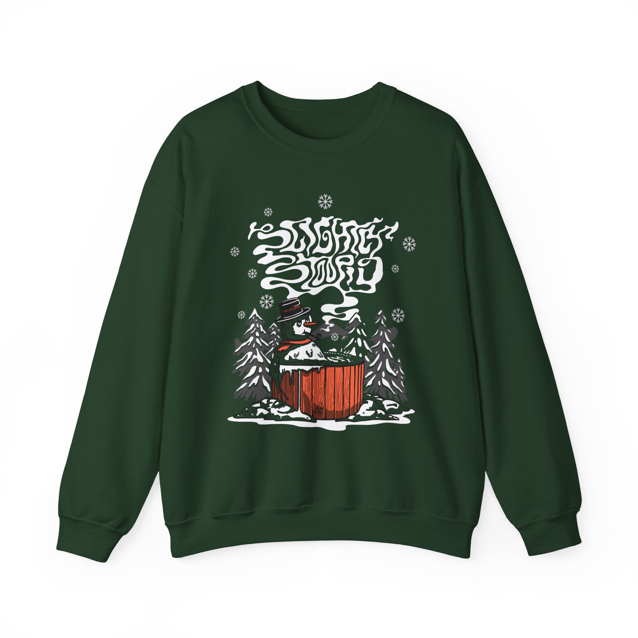 Slightly Stoopid Snowman Unisex Heavy Blendâ„¢ Crewneck Sweatshirt