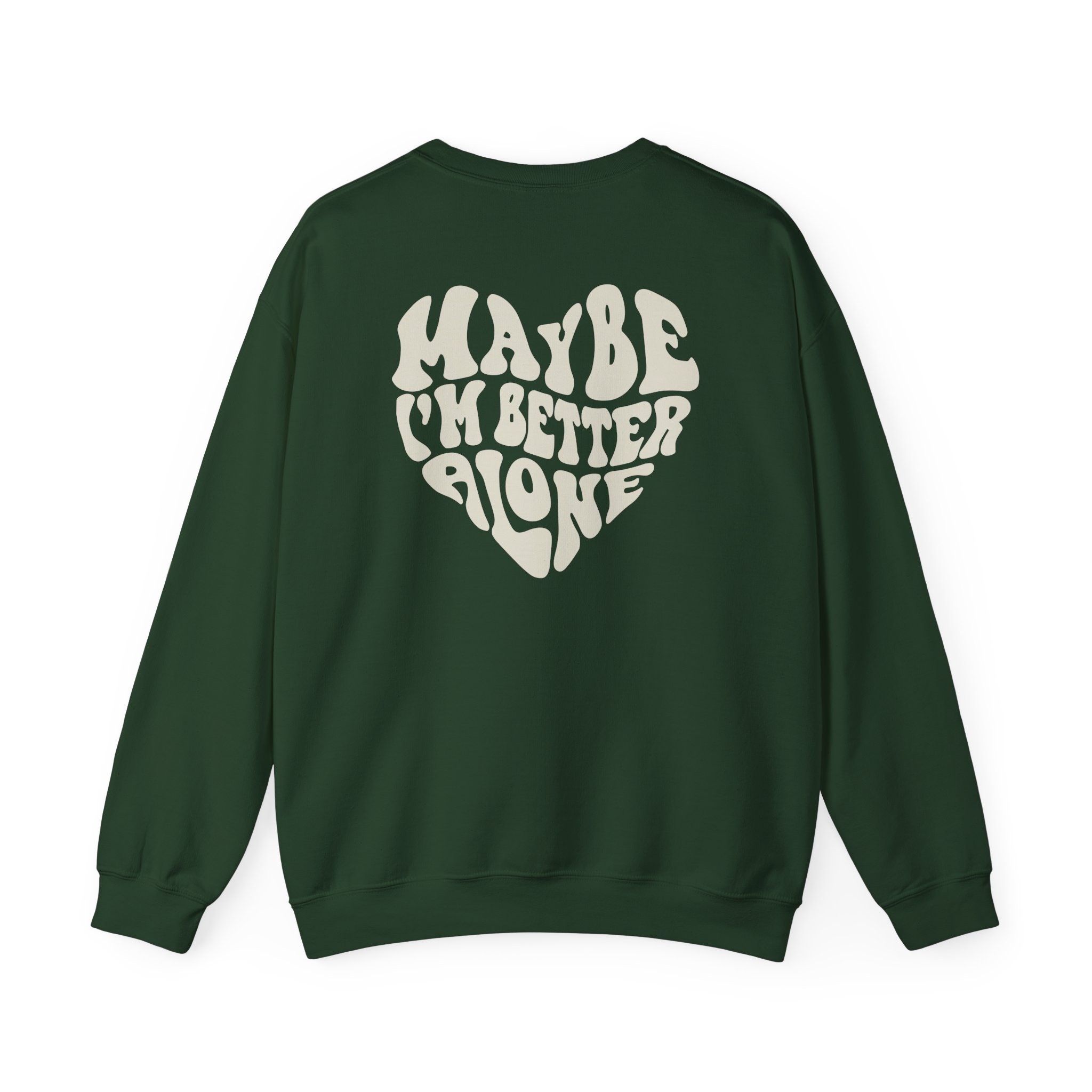 Benson Boone Maybe I Am Better Alone Unisex Heavy Blendâ„¢ Crewneck Sweatshirt