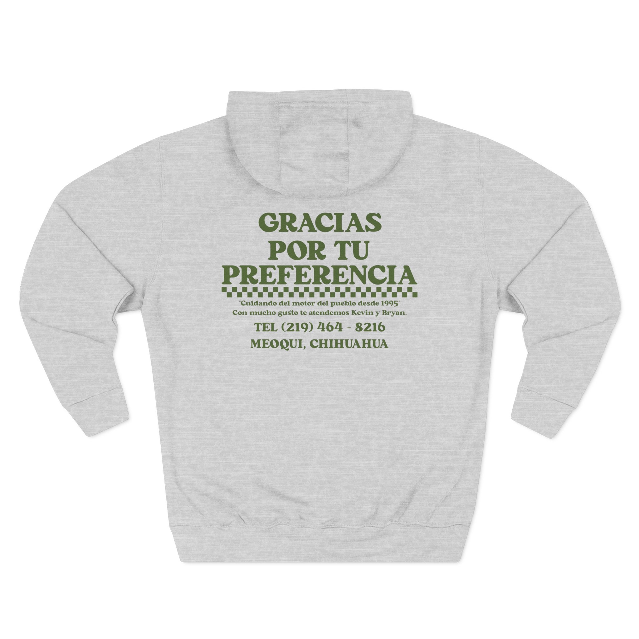 Kevin Kaarl playera taller Three-Panel Fleece Hoodie