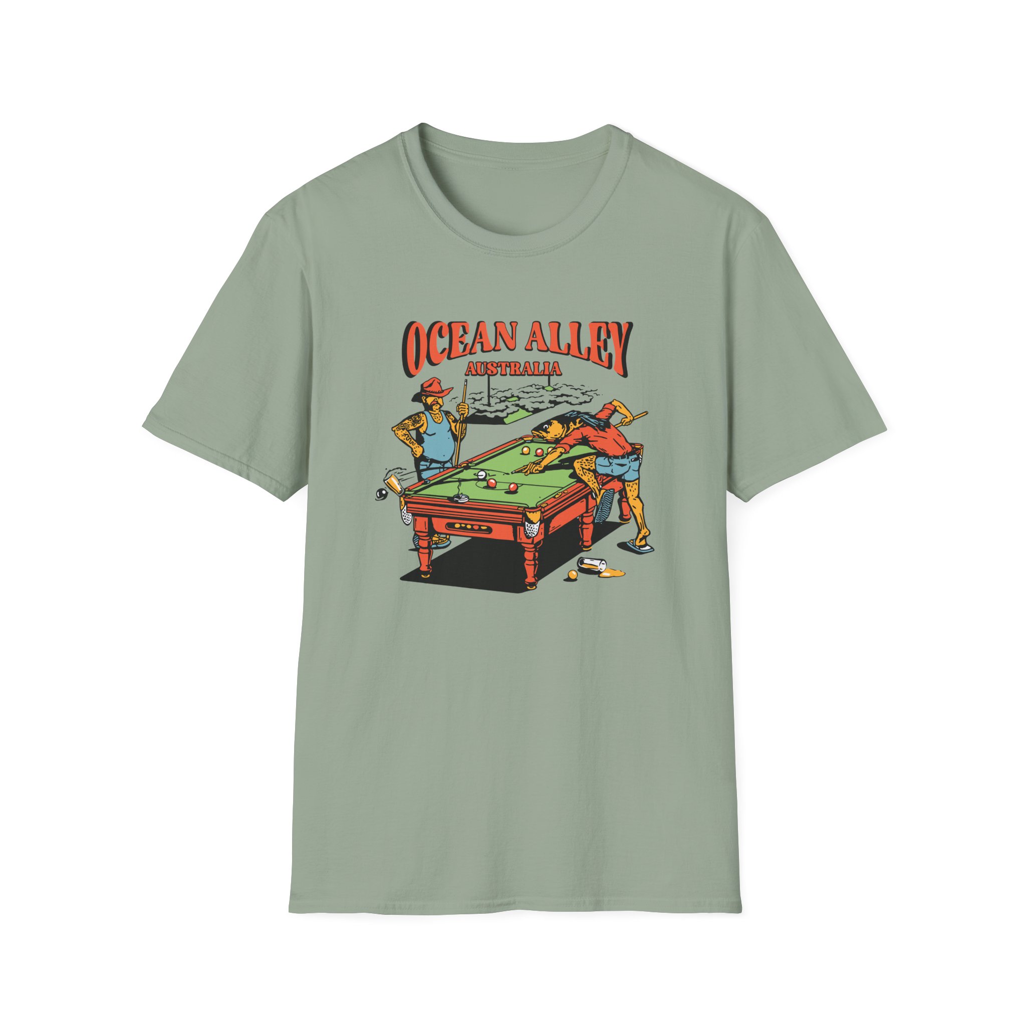 Ocean Alley Pool Table Unisex Softstyle T-Shirt