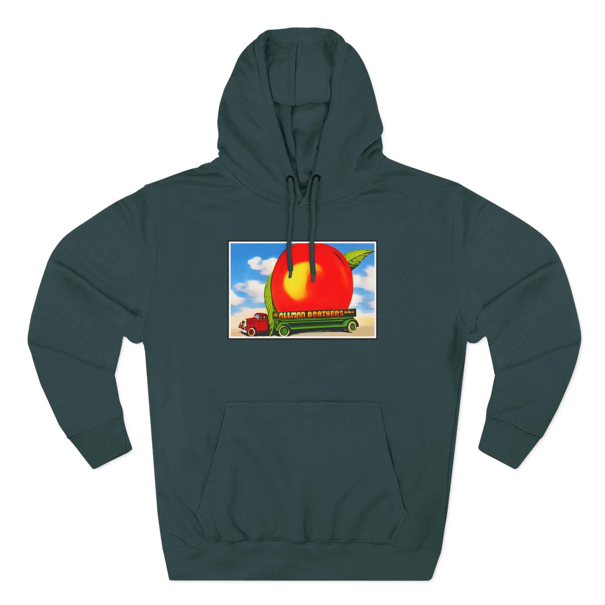 The Allman Brothers Eat a Peach Album Art Three-Panel Fleece Hoodie