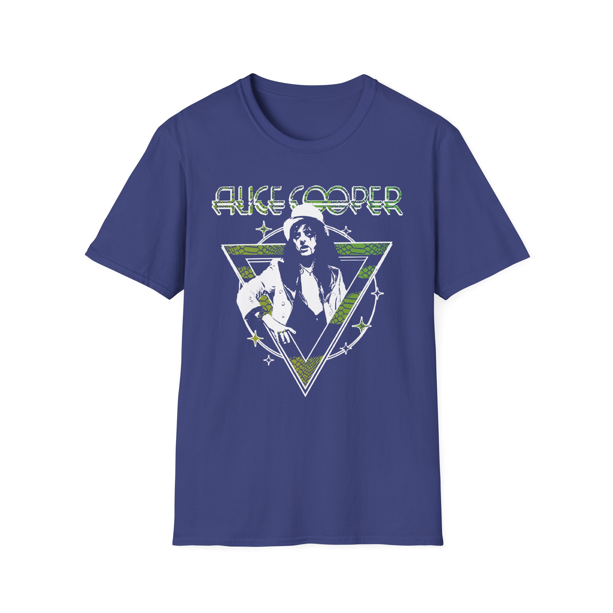 Alice Cooper Welcome to My Nightmare 50th Anniversary Top Hat Unisex Softstyle T-Shirt