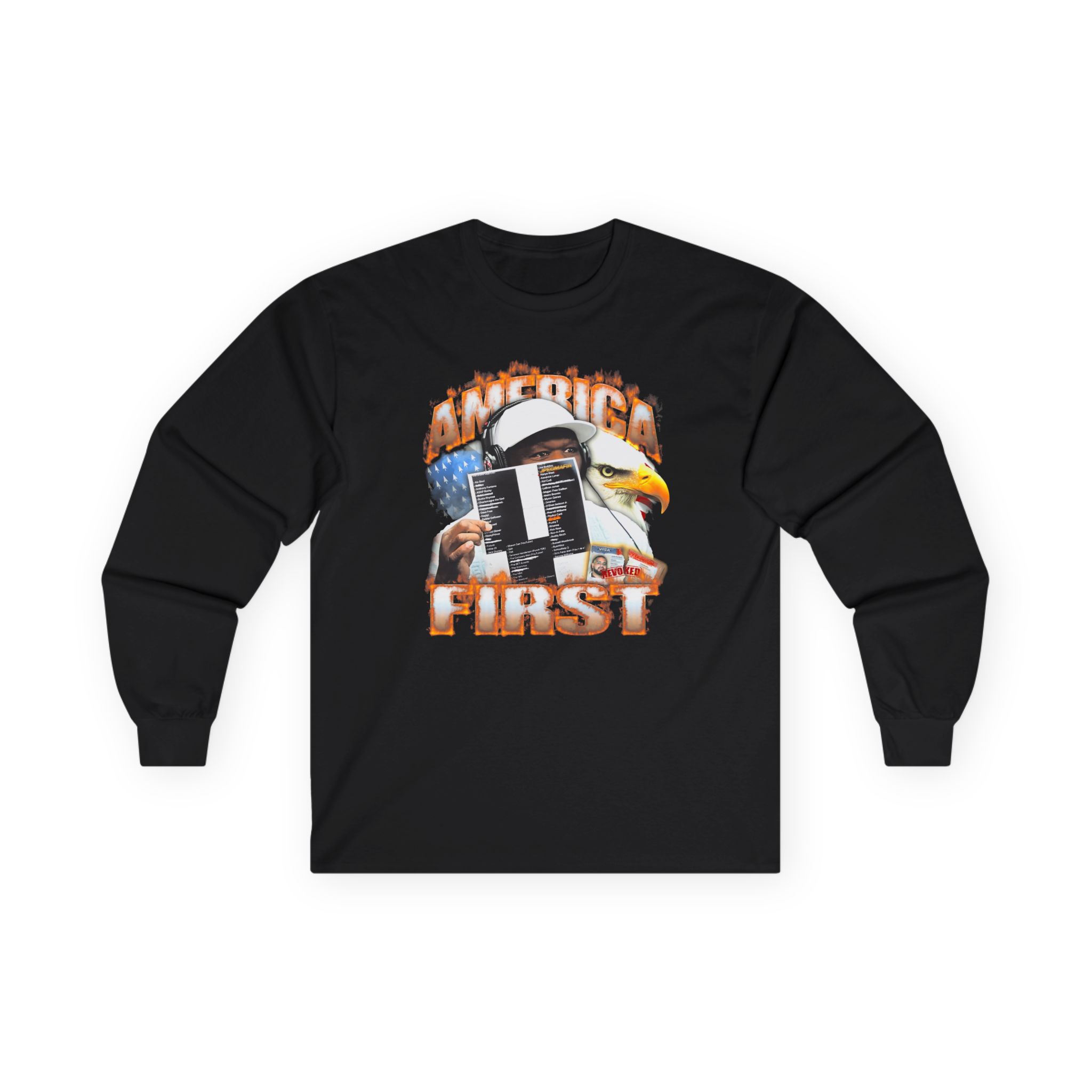 Jpegmafia America First Unisex Ultra Cotton Long Sleeve Tee
