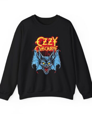 Ozzy Osbourne Glowing Eyes Bat Unisex Heavy Blend™ Crewneck Sweatshirt