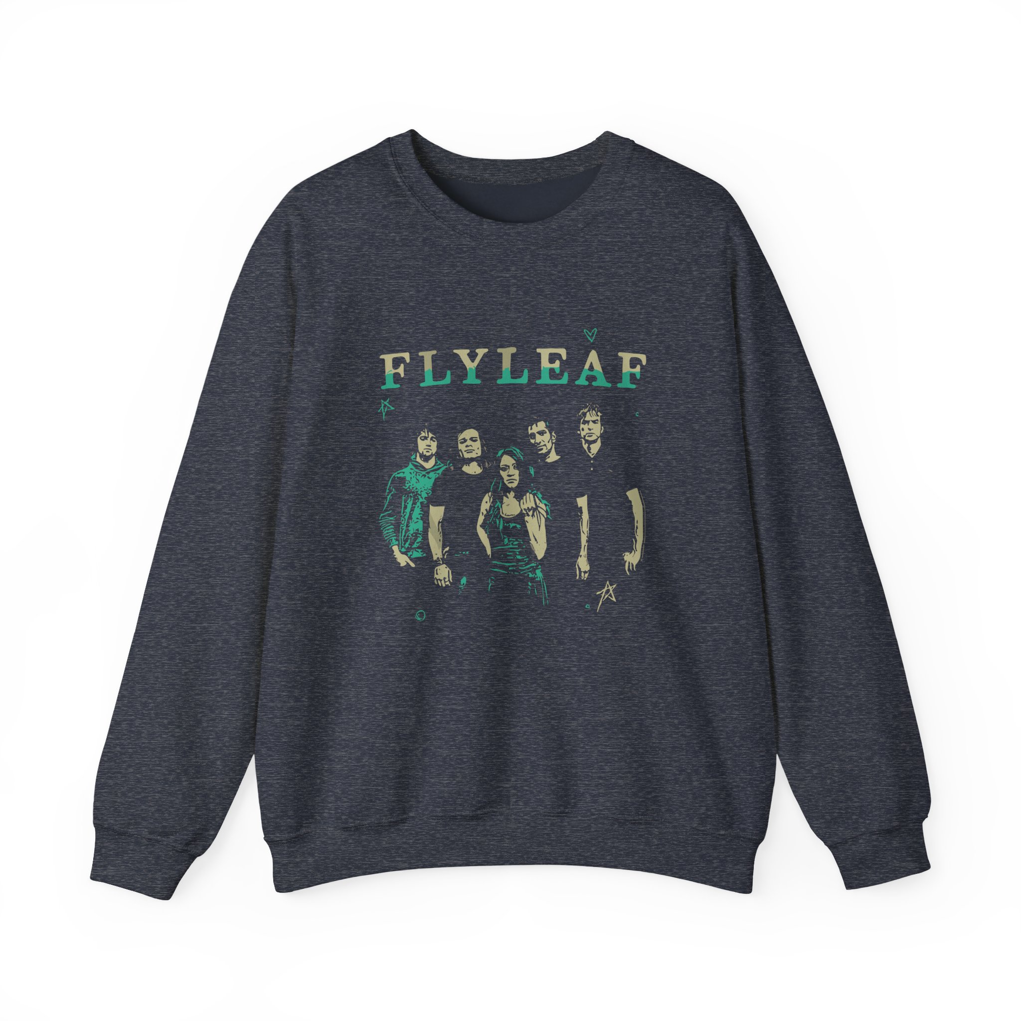 Flyleaf Group Photo Unisex Heavy Blendâ„¢ Crewneck Sweatshirt