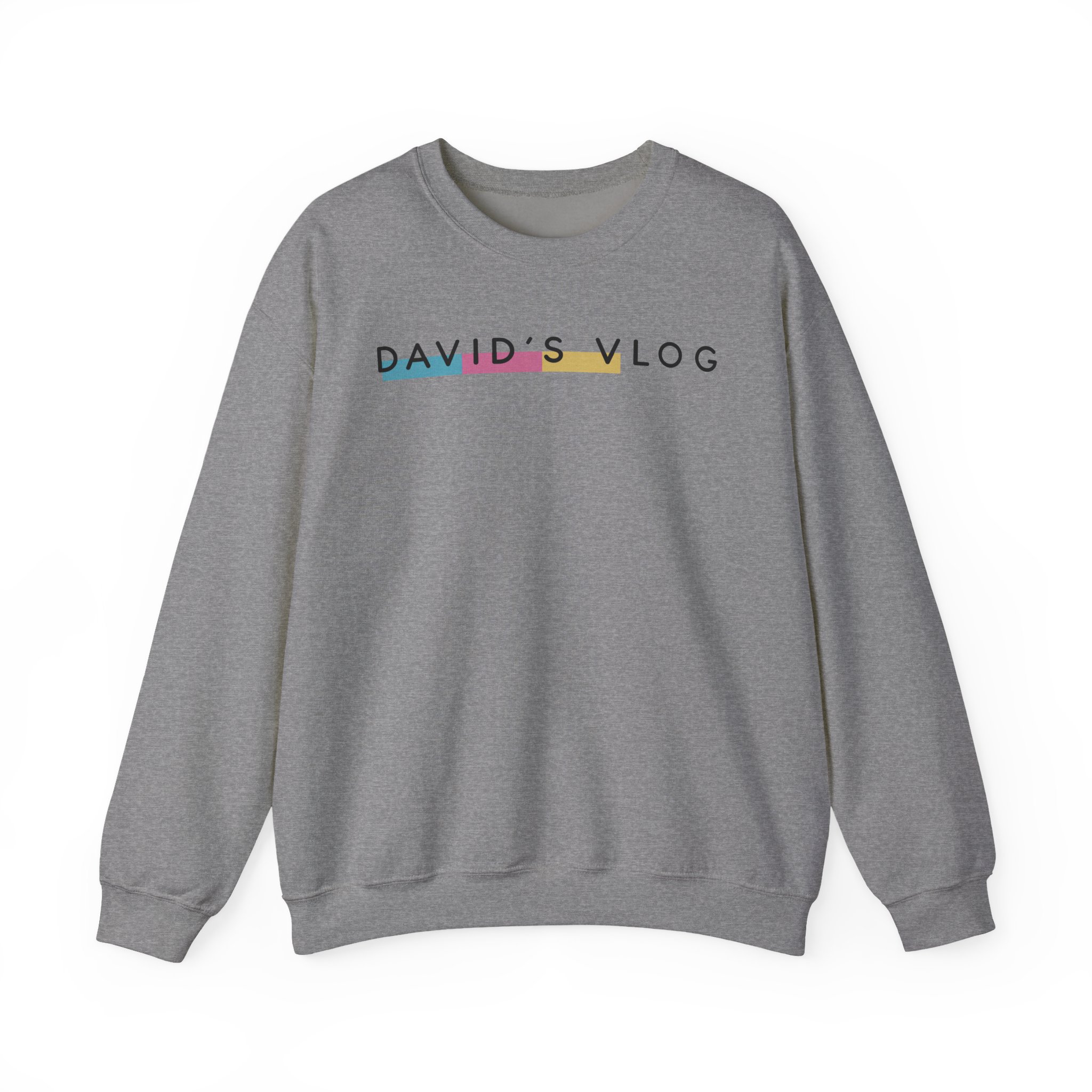David Dobrik David's Vlog Unisex Heavy Blendâ„¢ Crewneck Sweatshirt