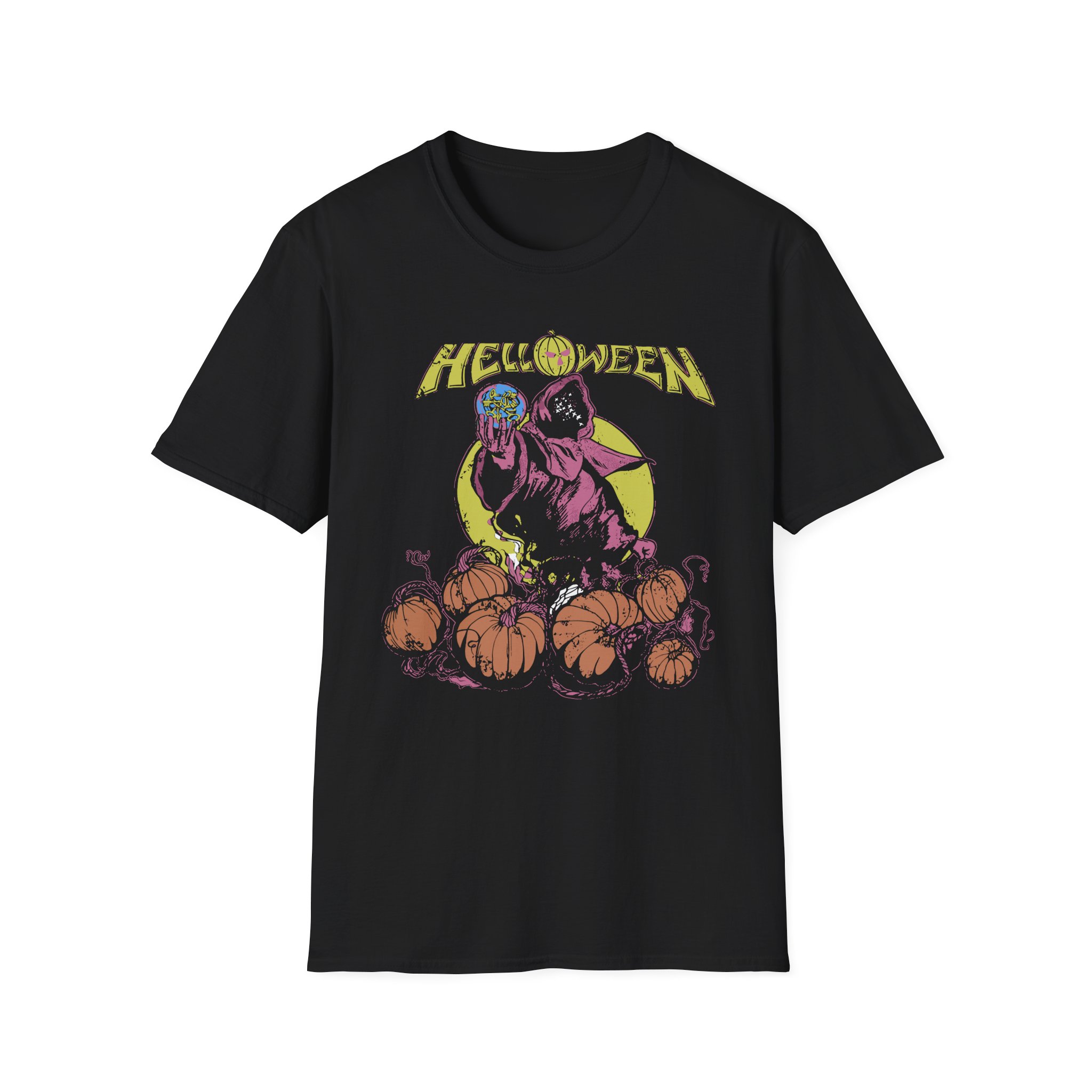 Helloween Pumpkin Garden Unisex Softstyle T-Shirt