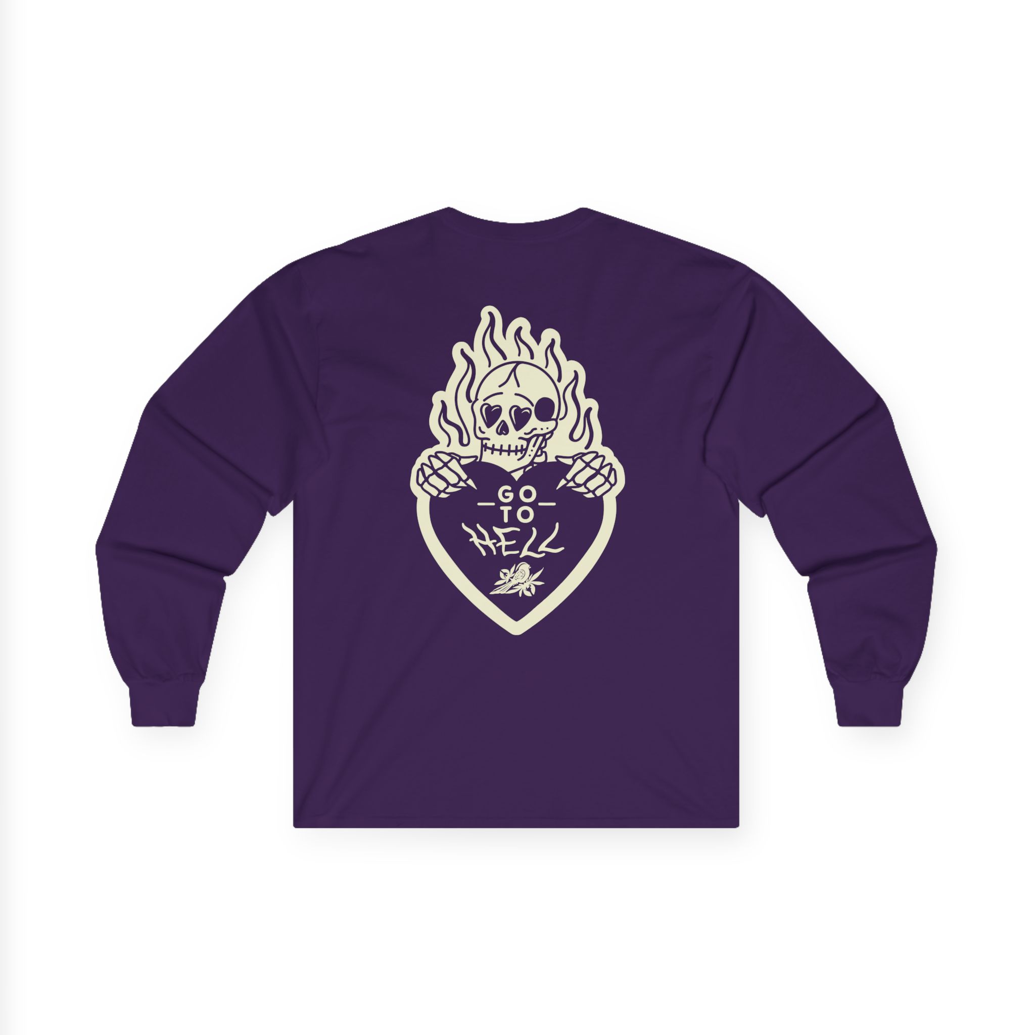 Bayside Go to Hell Unisex Ultra Cotton Long Sleeve Tee