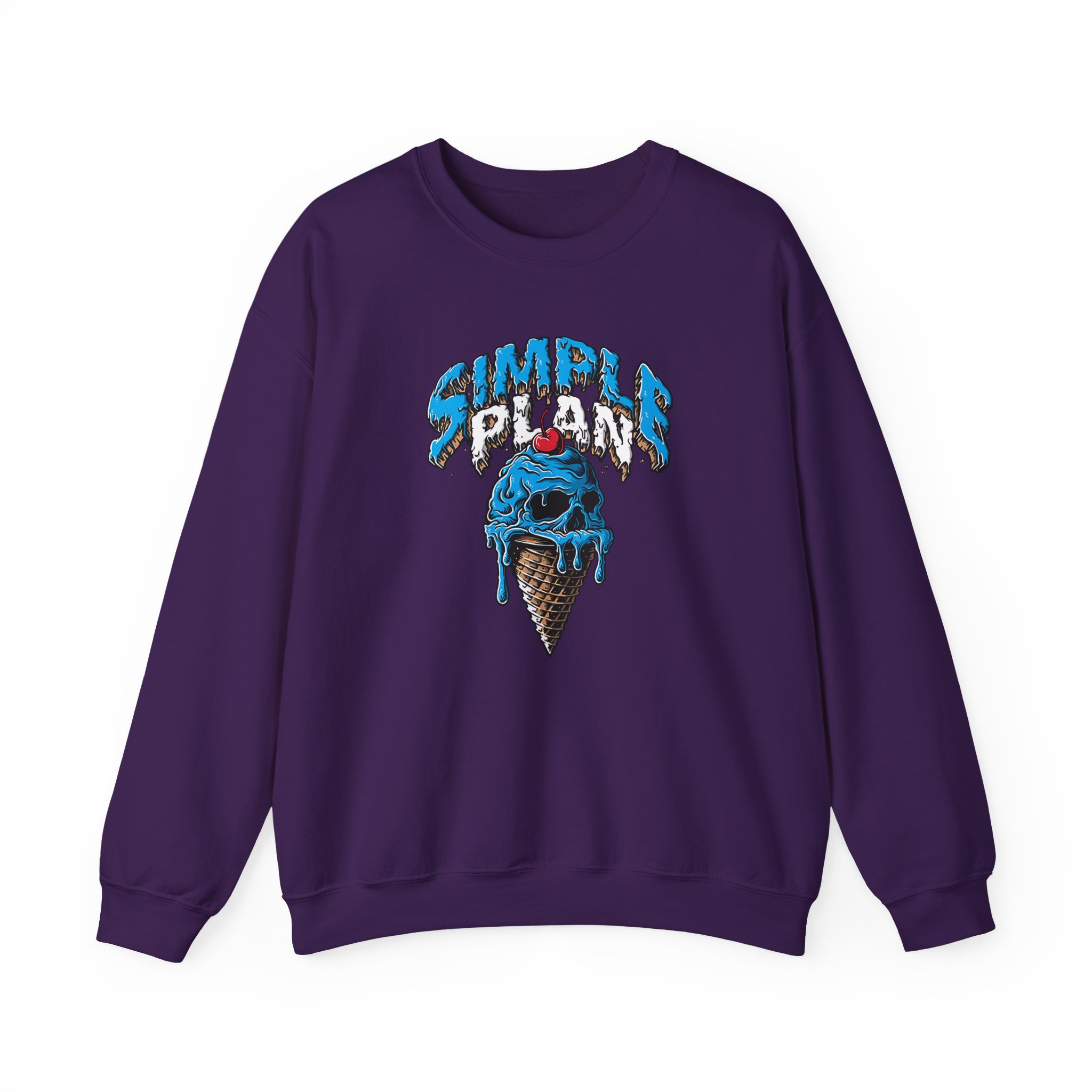 Simple Plan Ice Cream Unisex Heavy Blendâ„¢ Crewneck Sweatshirt