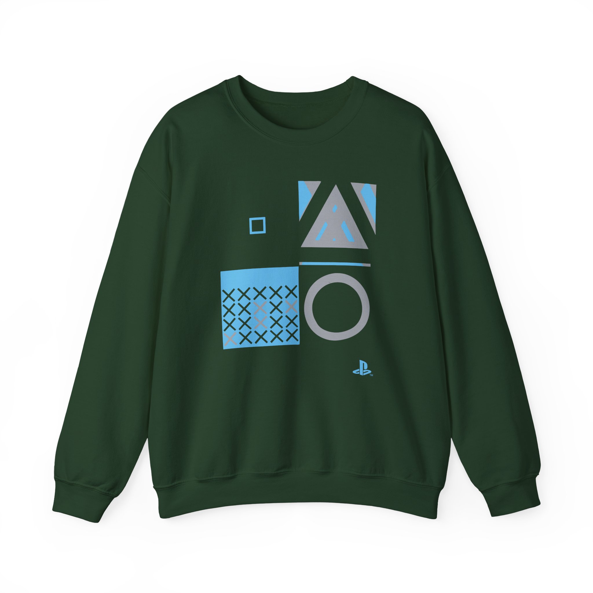 Playstation Unisex Heavy Blendâ„¢ Crewneck Sweatshirt